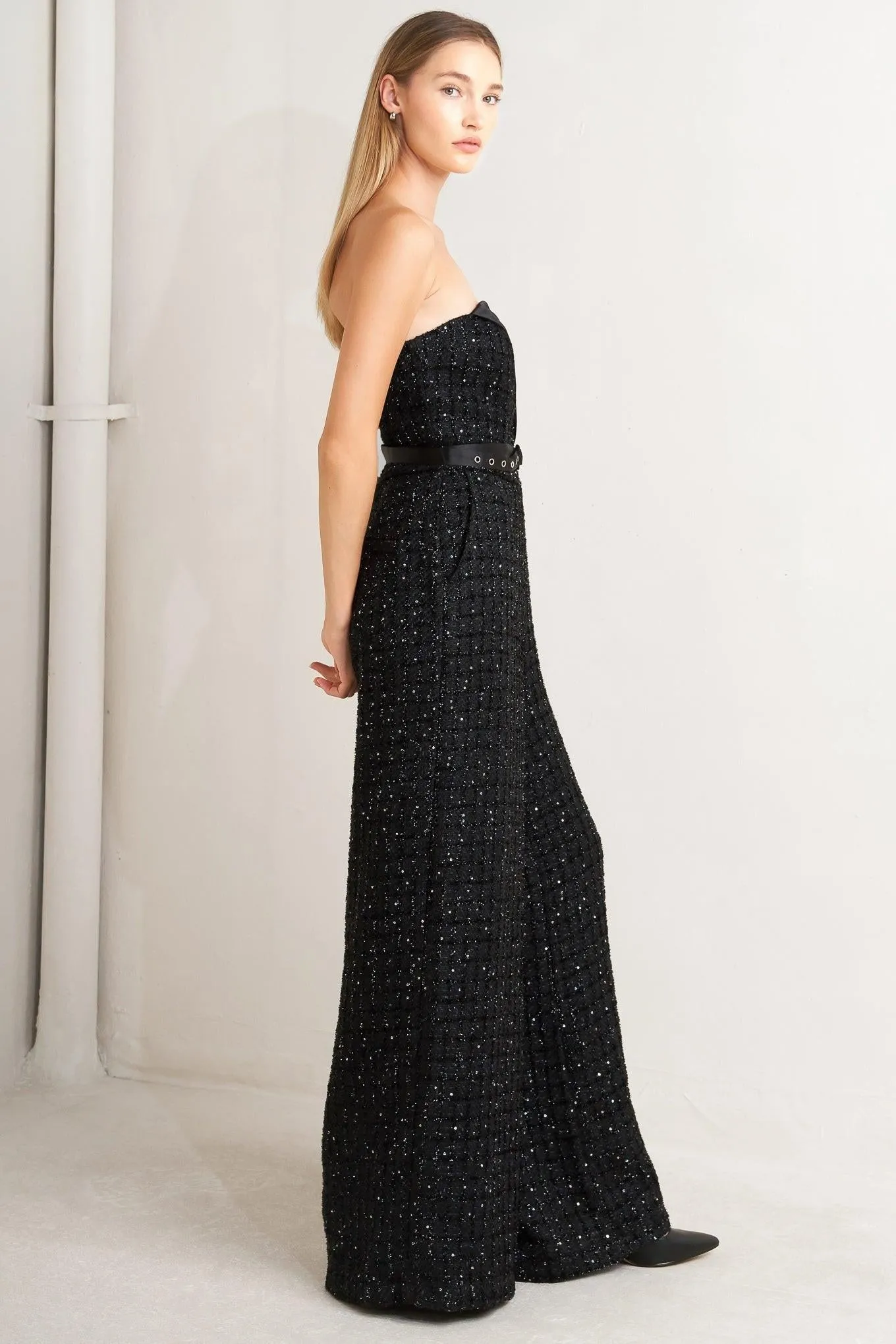 Spark Noir Tweed Jumpsuit sold by Zulily product image thumbnail 4
