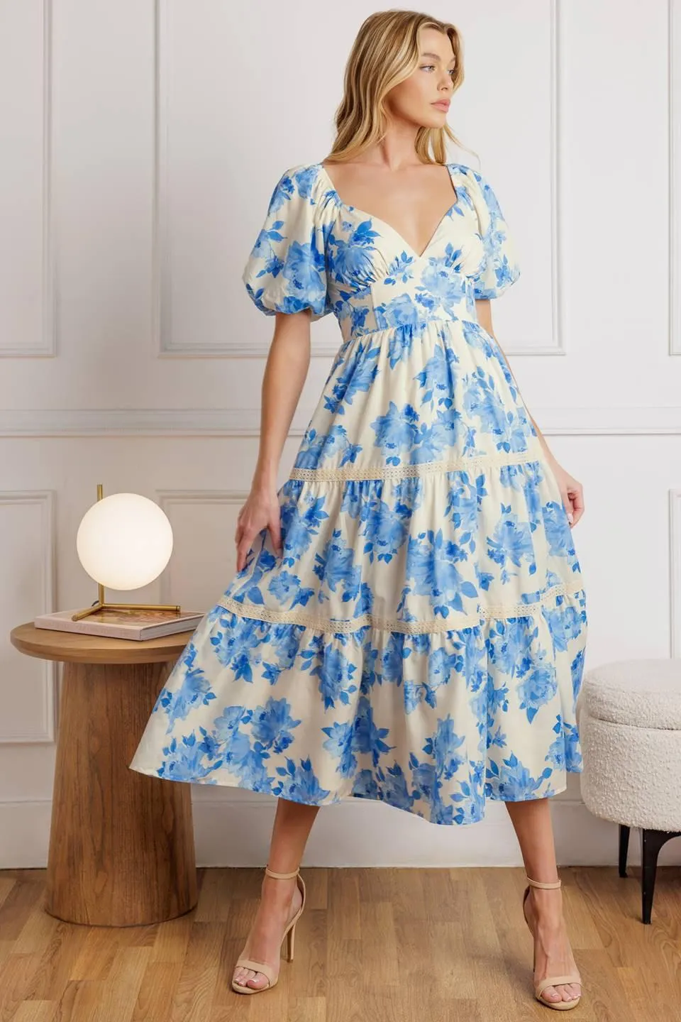 Blooming Day Woven Midi Dress sold by Zulily product image thumbnail 4