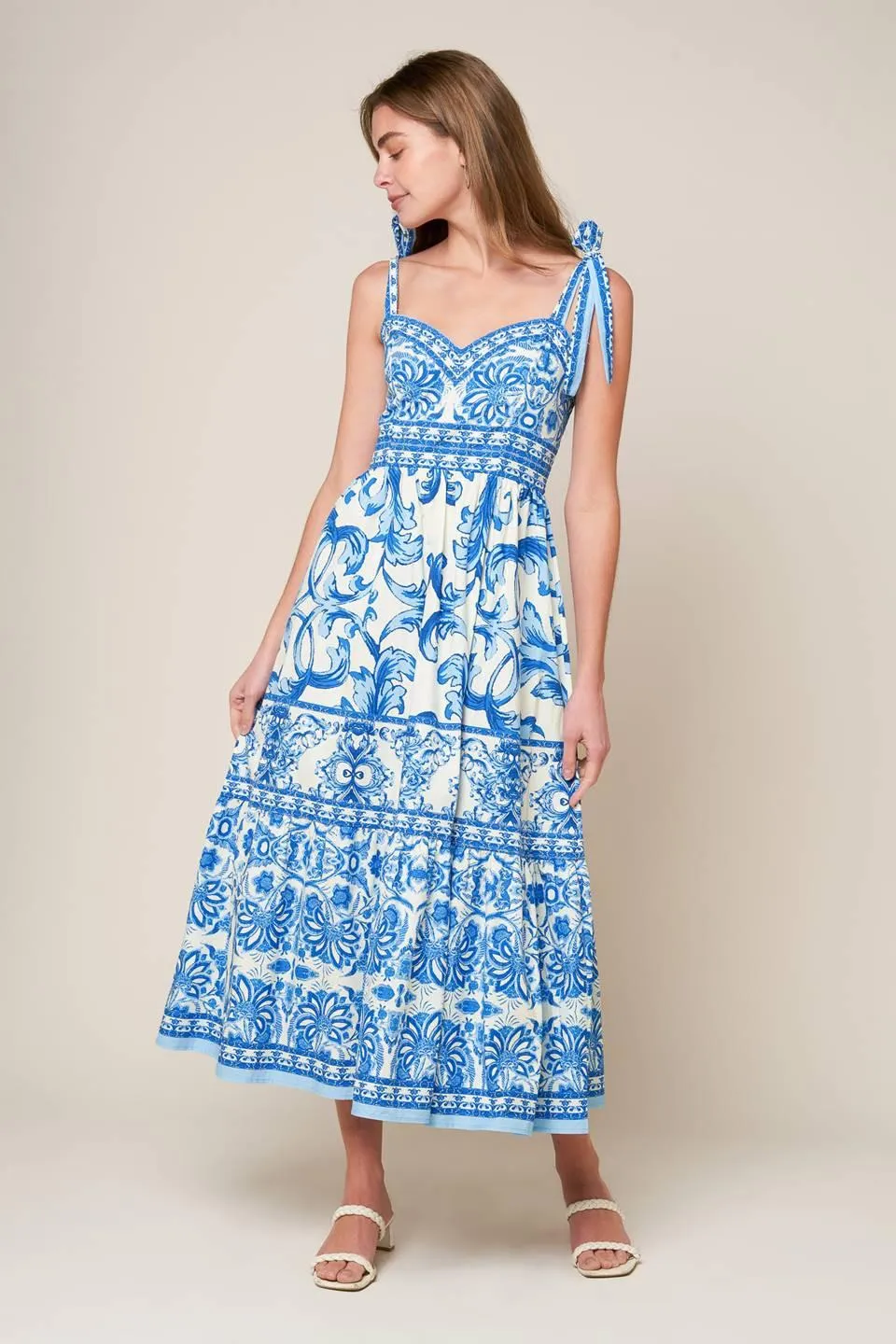 The Garden's Secret Woven Midi Dress sold by Zulily product image thumbnail 4