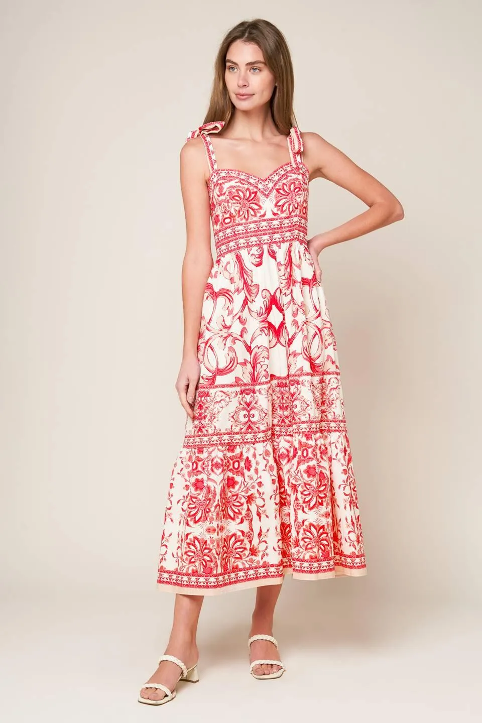 The Garden's Secret Woven Midi Dress sold by Zulily product image thumbnail 2