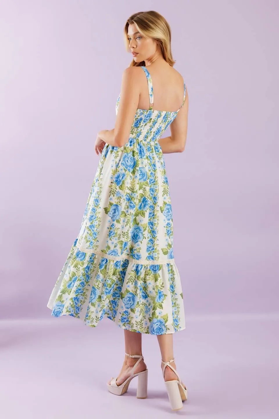 Match My Energy Woven Midi Dress sold by Zulily product image thumbnail 2