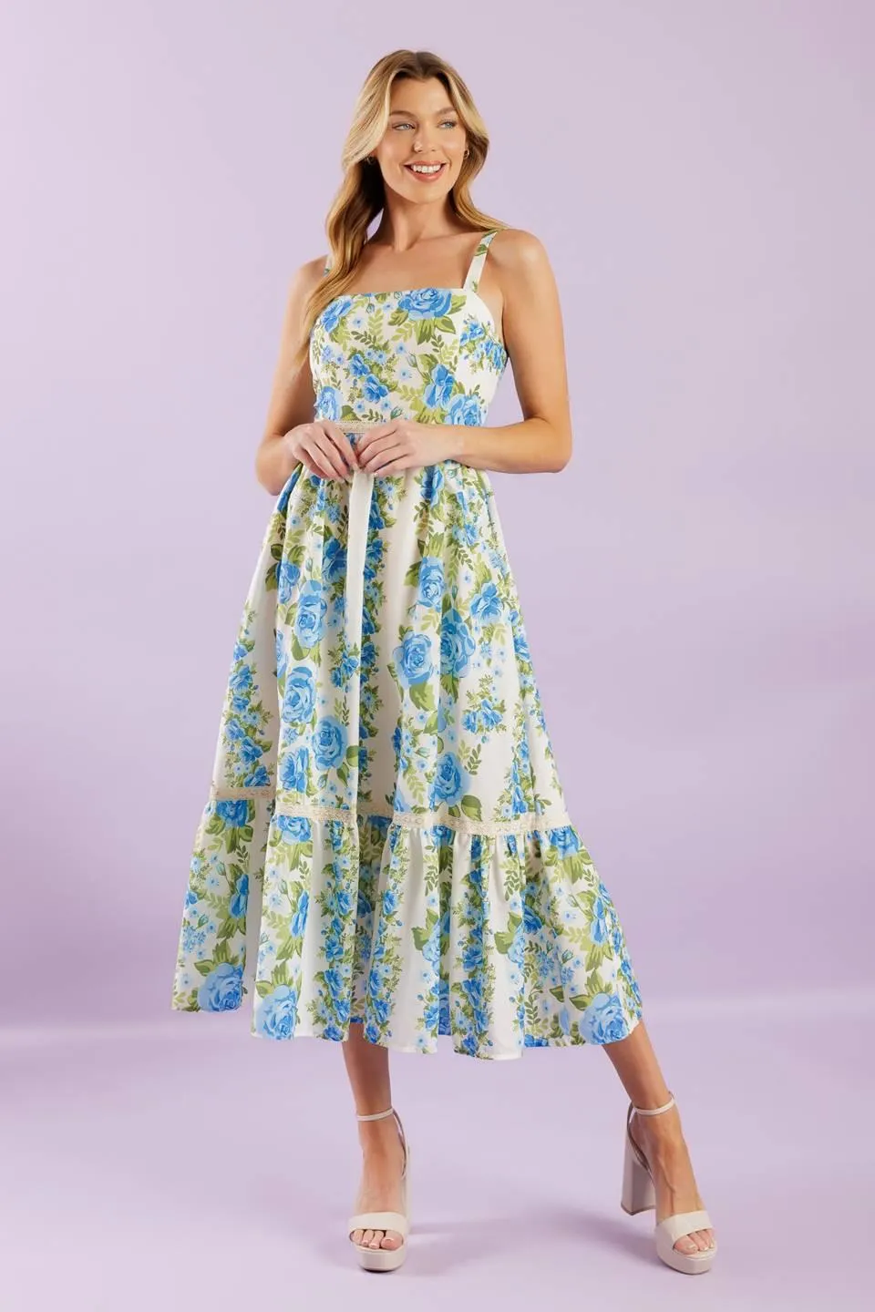 Match My Energy Woven Midi Dress sold by Zulily product image thumbnail 3