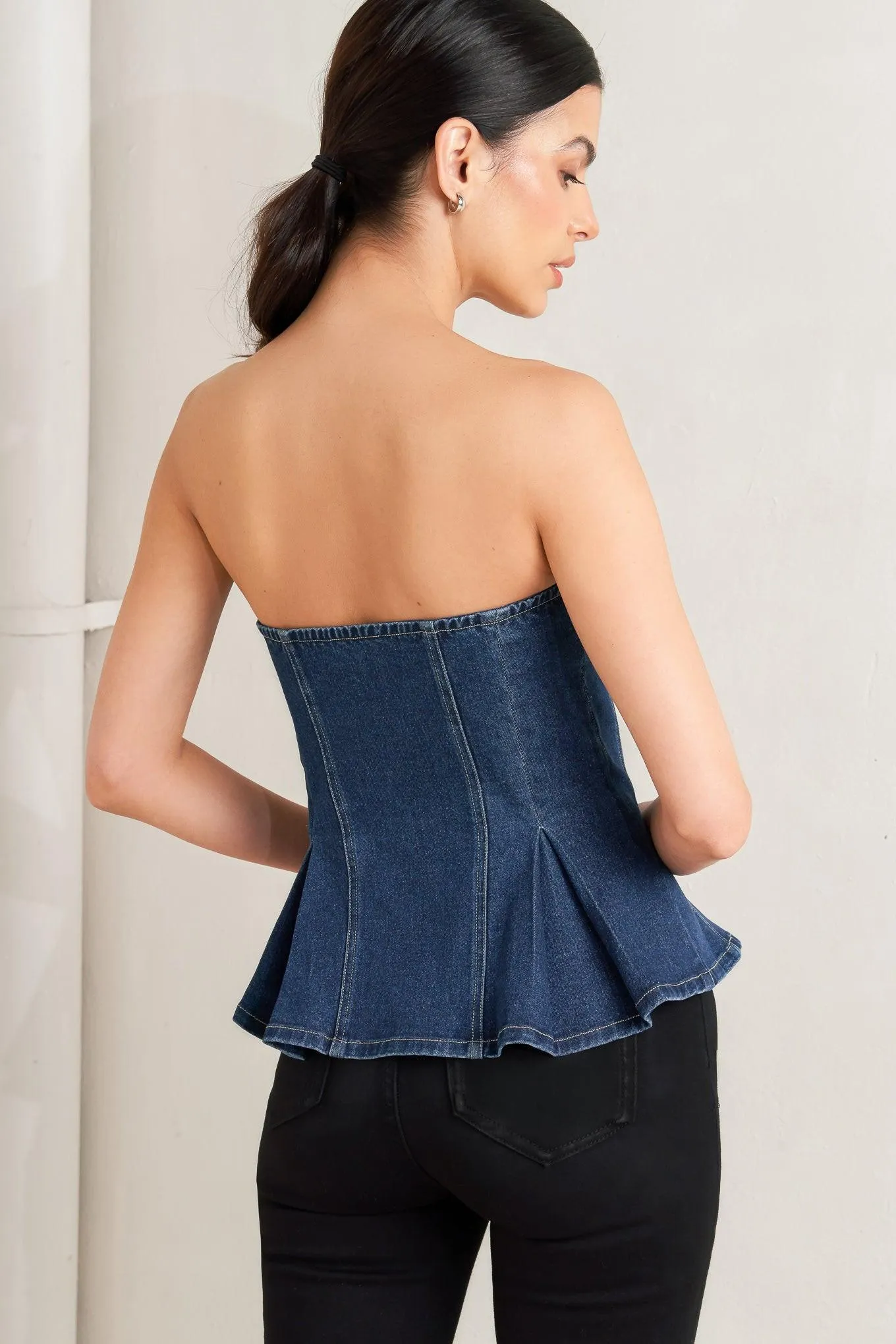 Urban Fable Denim Top sold by Zulily product image thumbnail 5