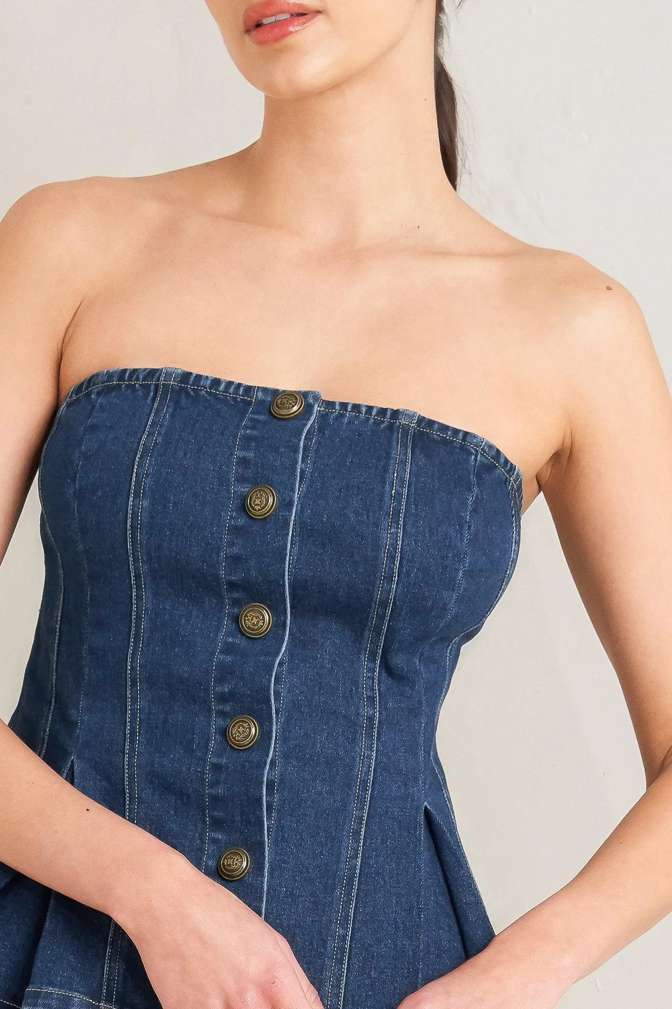 Urban Fable Denim Top sold by Zulily product image thumbnail 2