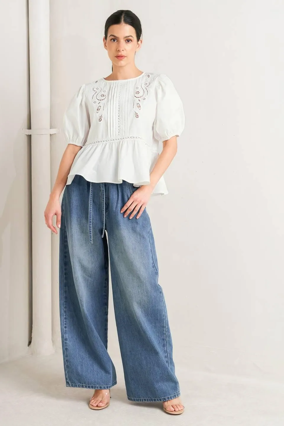Silent Morning Woven Top sold by Zulily product image thumbnail 4