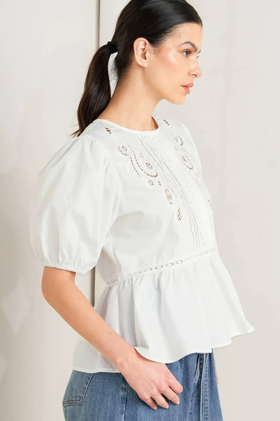 Silent Morning Woven Top sold by Zulily product image thumbnail 5