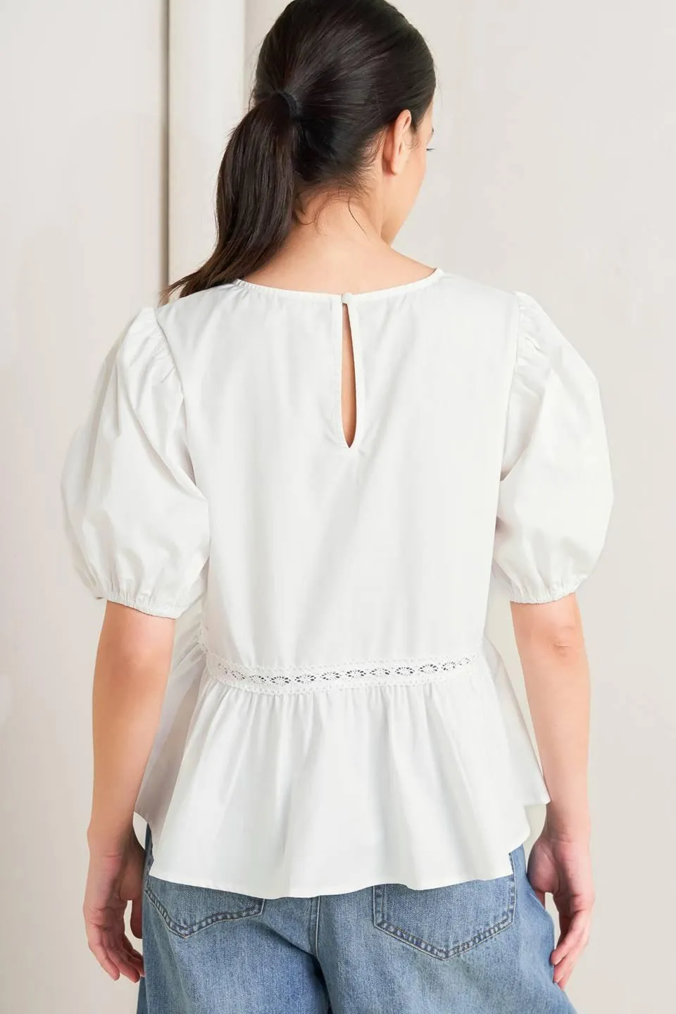 Silent Morning Woven Top sold by Zulily product image thumbnail 2