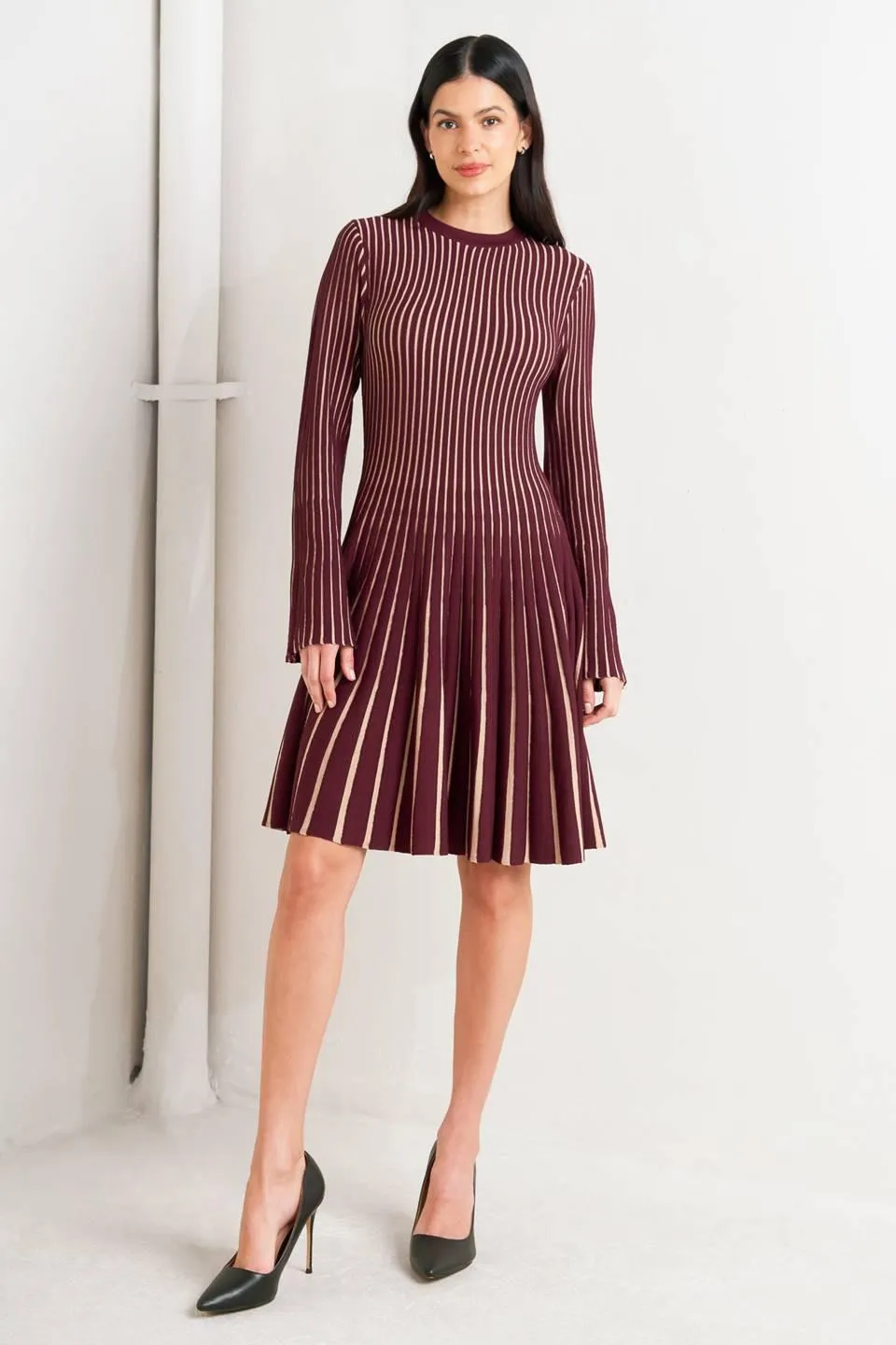 Vertical Grace Sweater Mini Dress sold by Zulily product image thumbnail 4