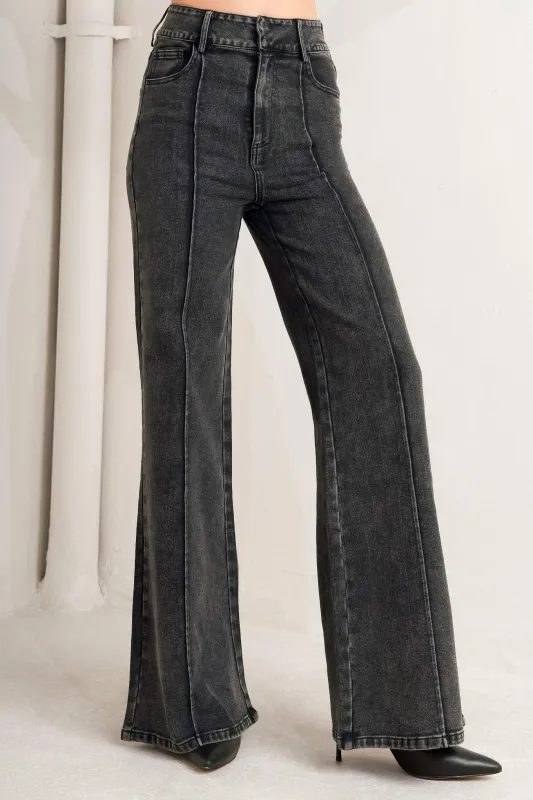 Elegant Everyday Look Denim Pants made by Flying Tomato