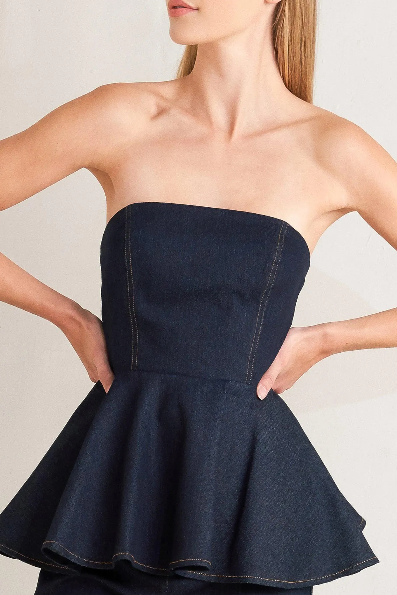 Powered Femme Denim Top sold by Zulily product image thumbnail 3