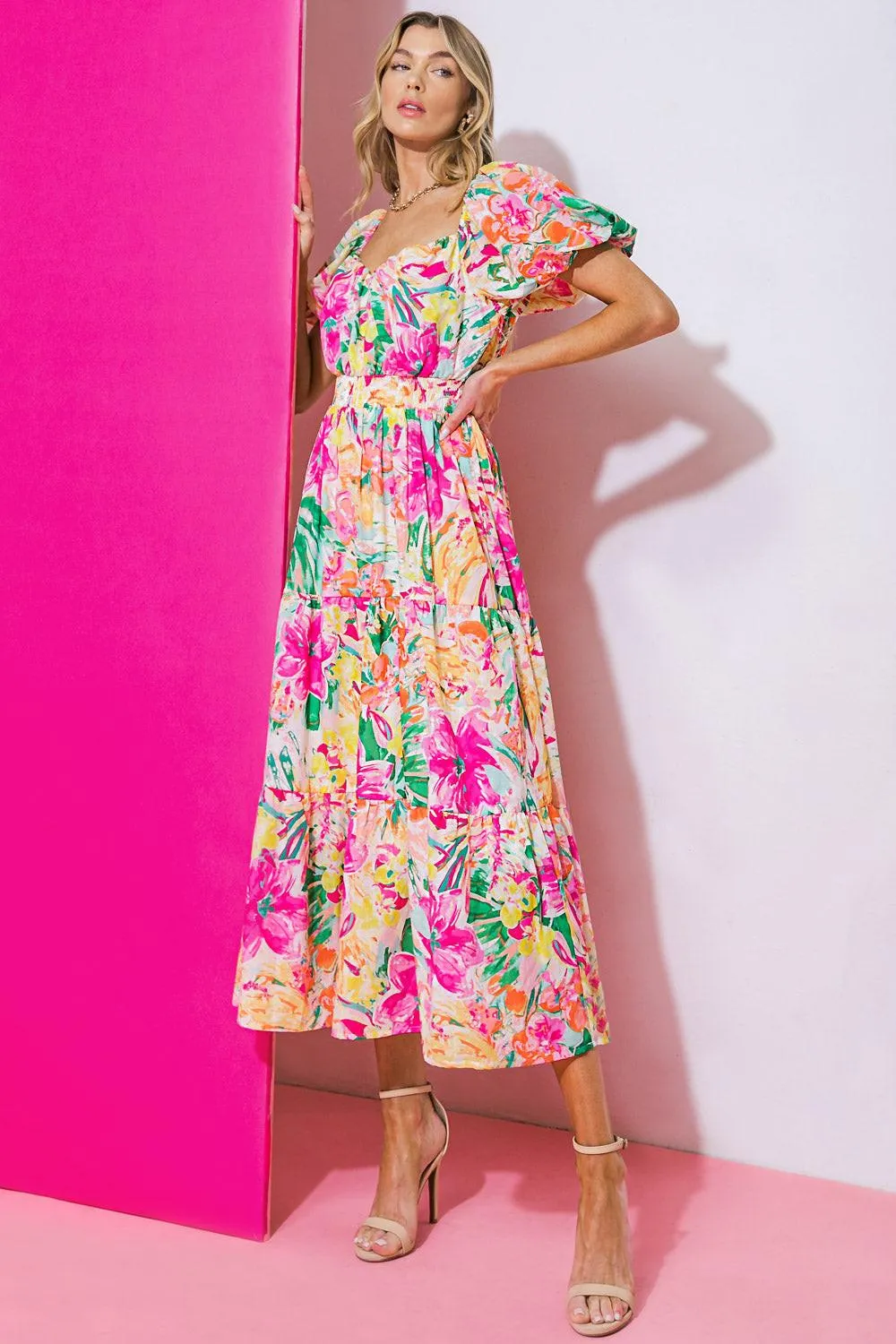 It Starts Now Woven Midi Dress sold by Zulily product image thumbnail 3
