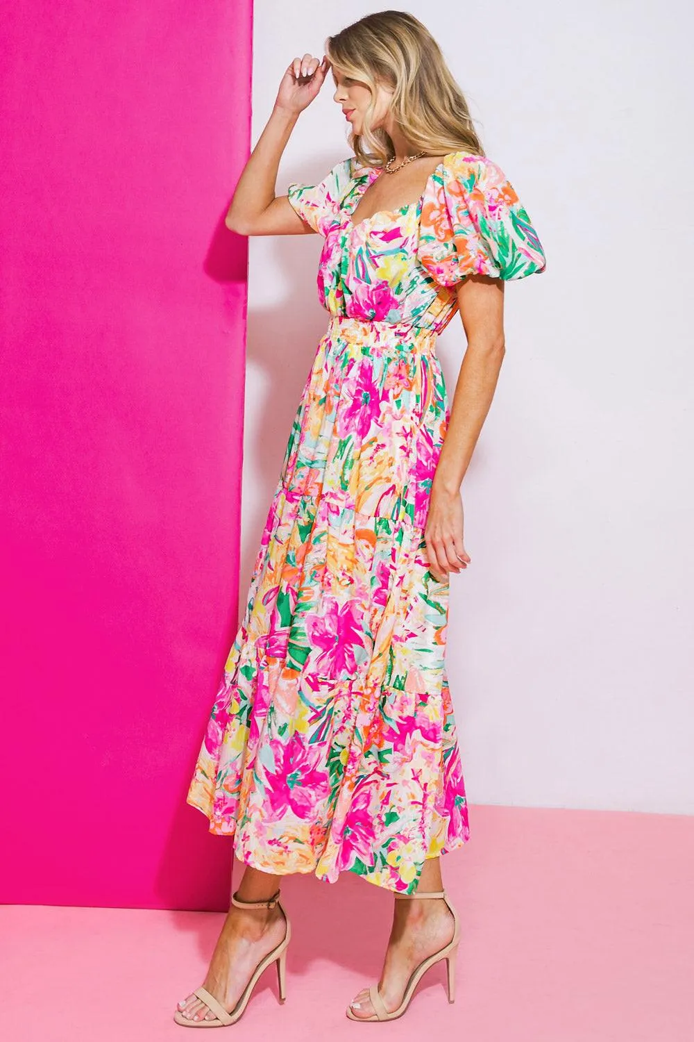It Starts Now Woven Midi Dress sold by Zulily product image thumbnail 4
