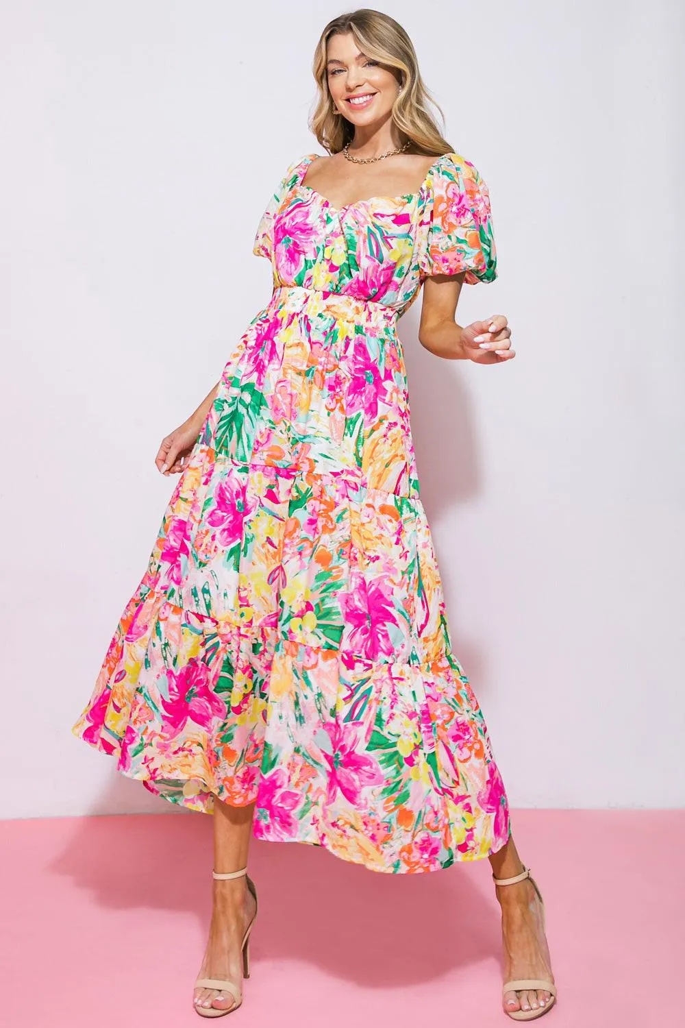 It Starts Now Woven Midi Dress sold by Zulily