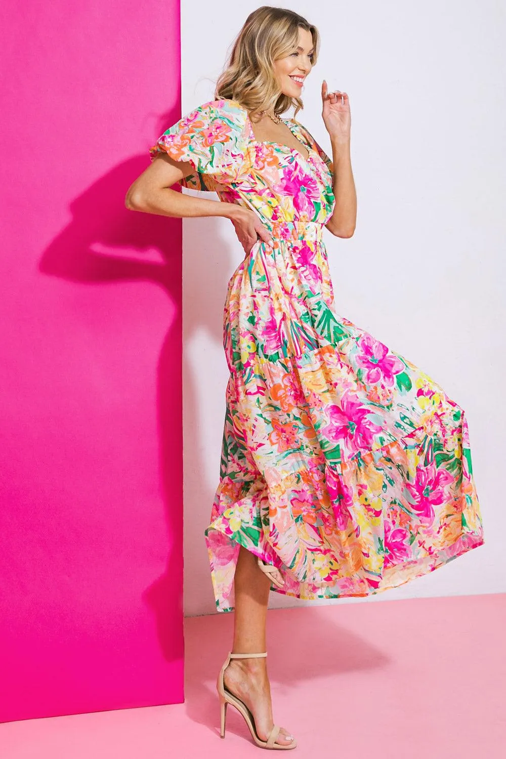 It Starts Now Woven Midi Dress sold by Zulily product image thumbnail 5
