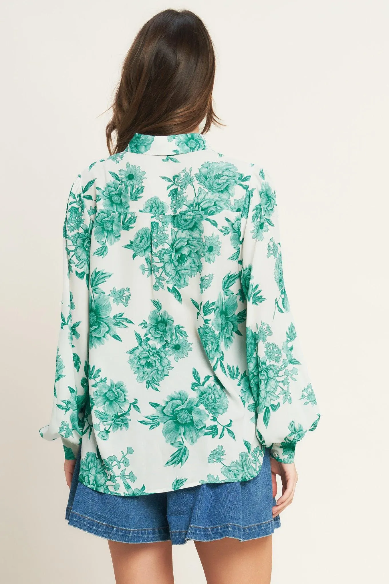 Botanical Pop Woven Top sold by Zulily product image thumbnail 2