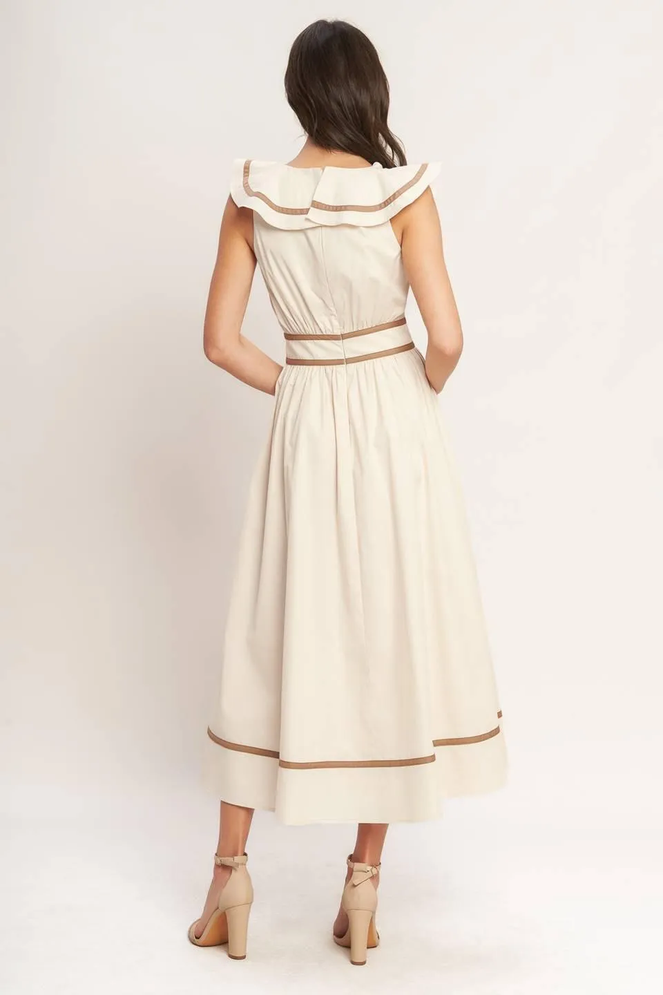 Breeze Canvas Woven Midi Dress sold by Zulily product image thumbnail 5