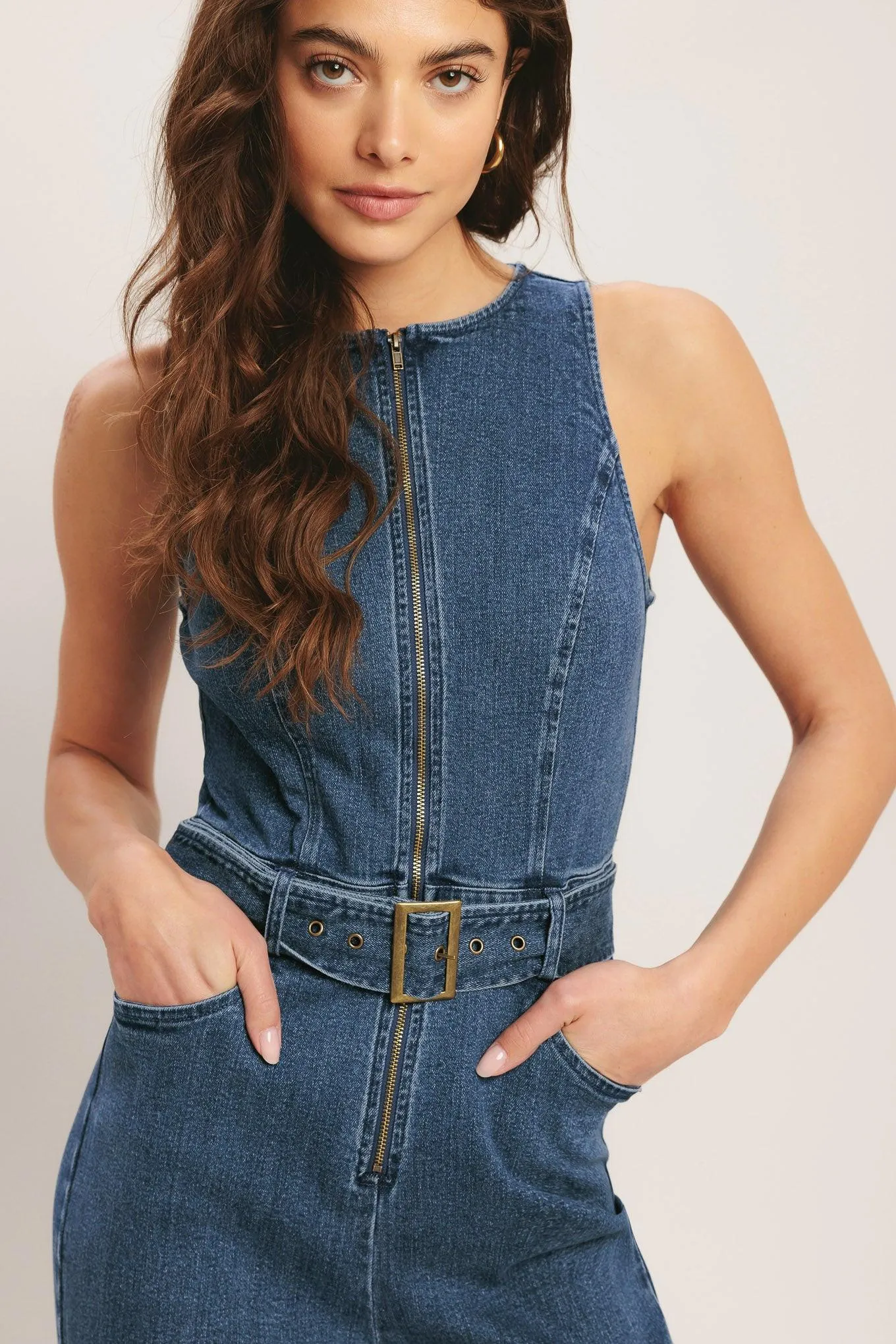 Street Chic Denim Jumpsuit sold by Zulily product image thumbnail 5