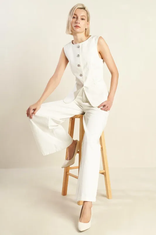 Delicate Hue Woven Pants made by Flying Tomato