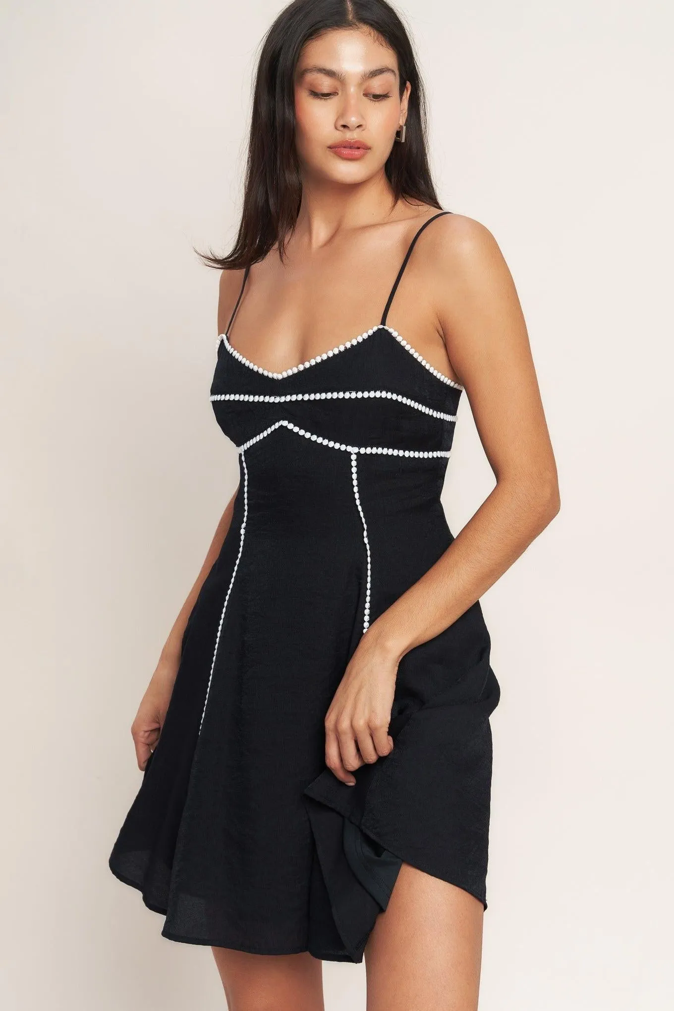 All Eyes on You Woven Mini Dress sold by Zulily