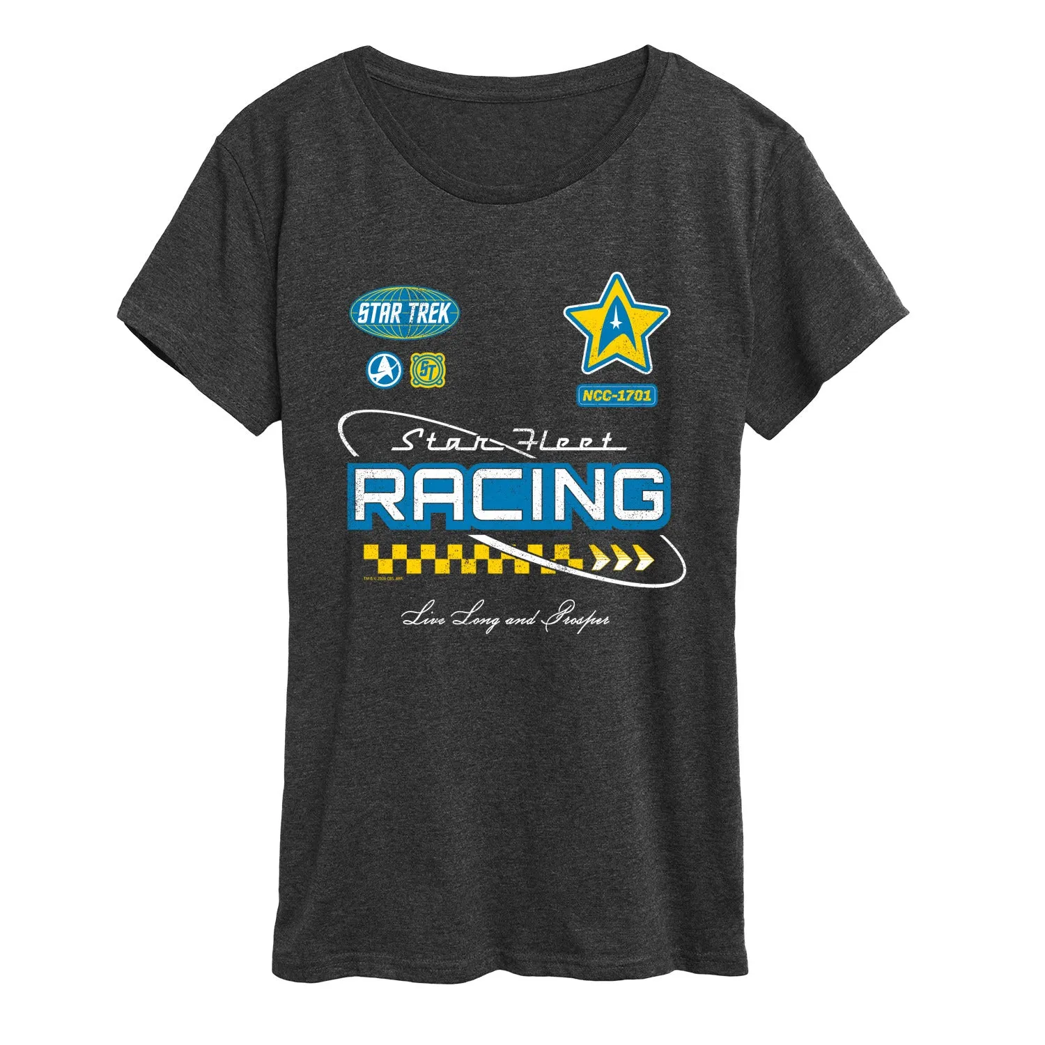 Star Trek - Star Fleet Racing Jersey - Women's Short Sleeve Graphic T-Shirt sold by Zulily product image thumbnail 3