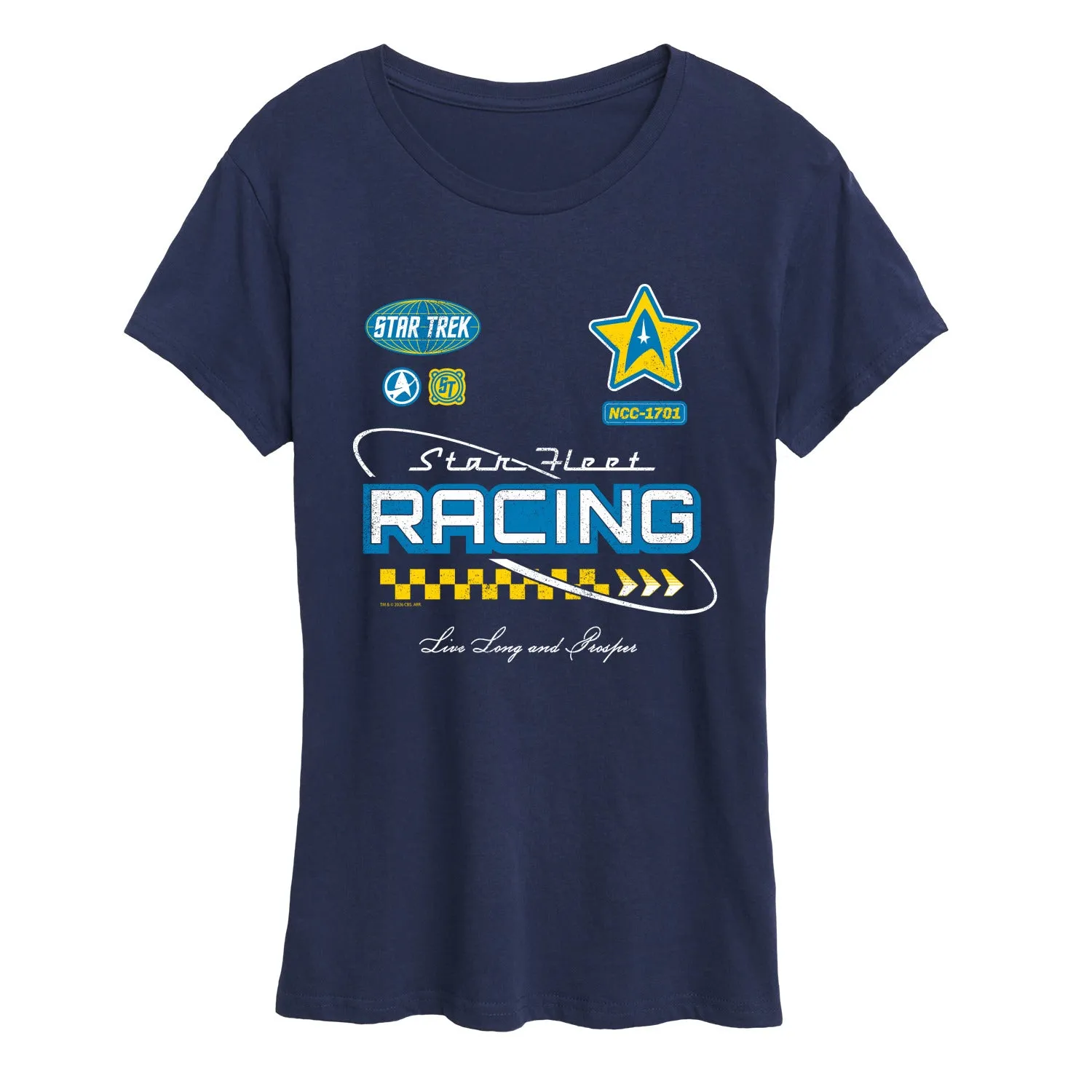Star Trek - Star Fleet Racing Jersey - Women's Short Sleeve Graphic T-Shirt sold by Zulily