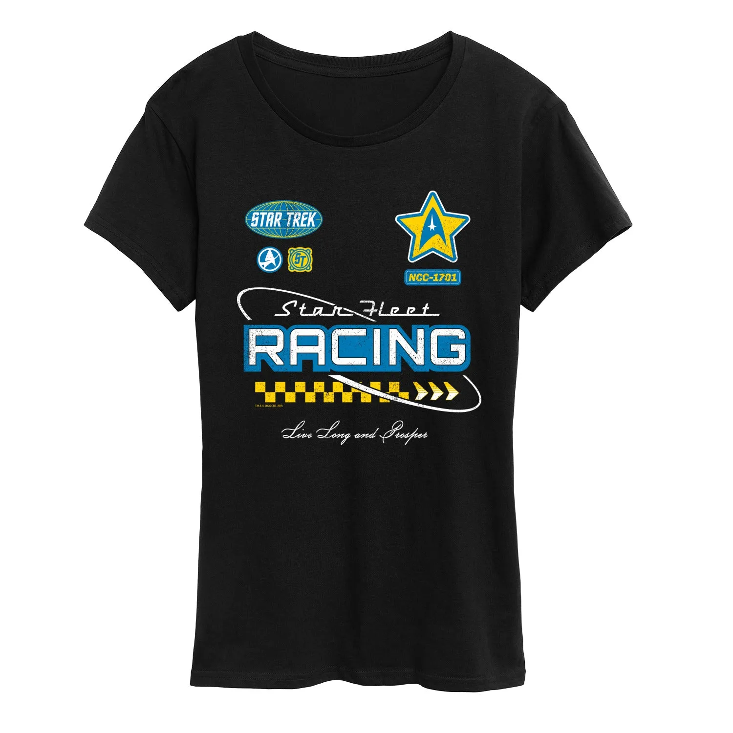Star Trek - Star Fleet Racing Jersey - Women's Short Sleeve Graphic T-Shirt sold by Zulily product image thumbnail 2