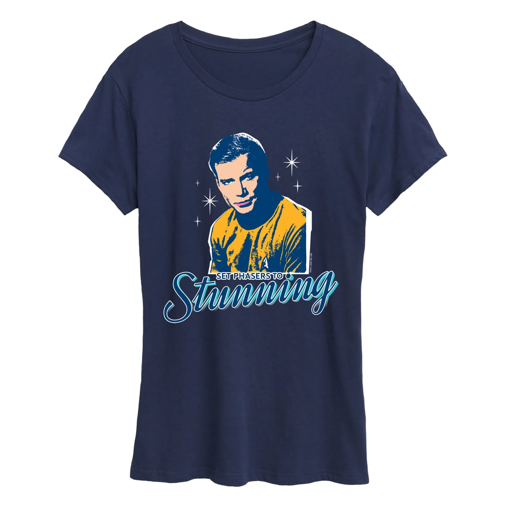 Star Trek - Set Phasers to Stunning - Women's Short Sleeve Graphic T-Shirt sold by Zulily