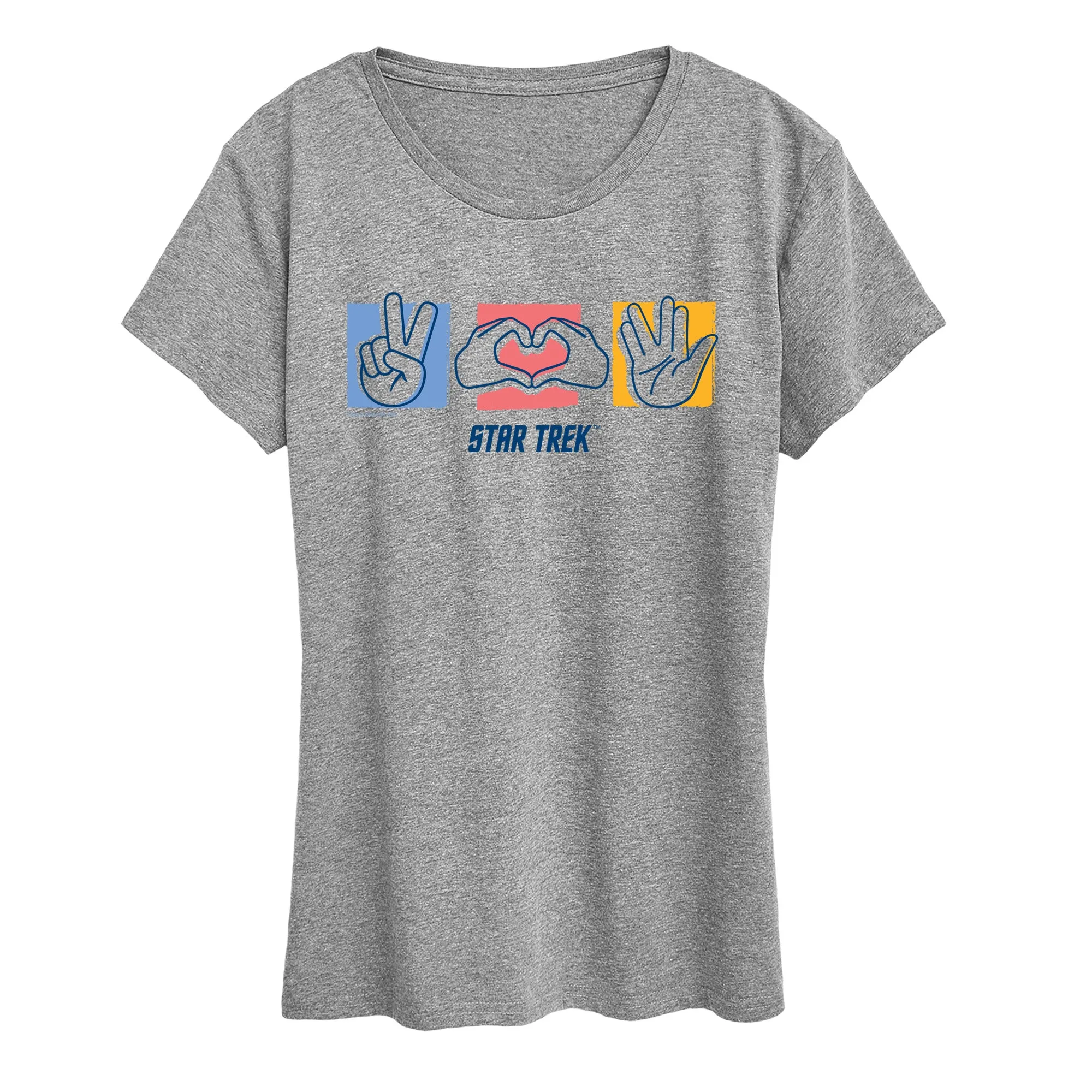 Star Trek - Hand Signs - Women's Short Sleeve Graphic T-Shirt sold by Zulily product image thumbnail 3