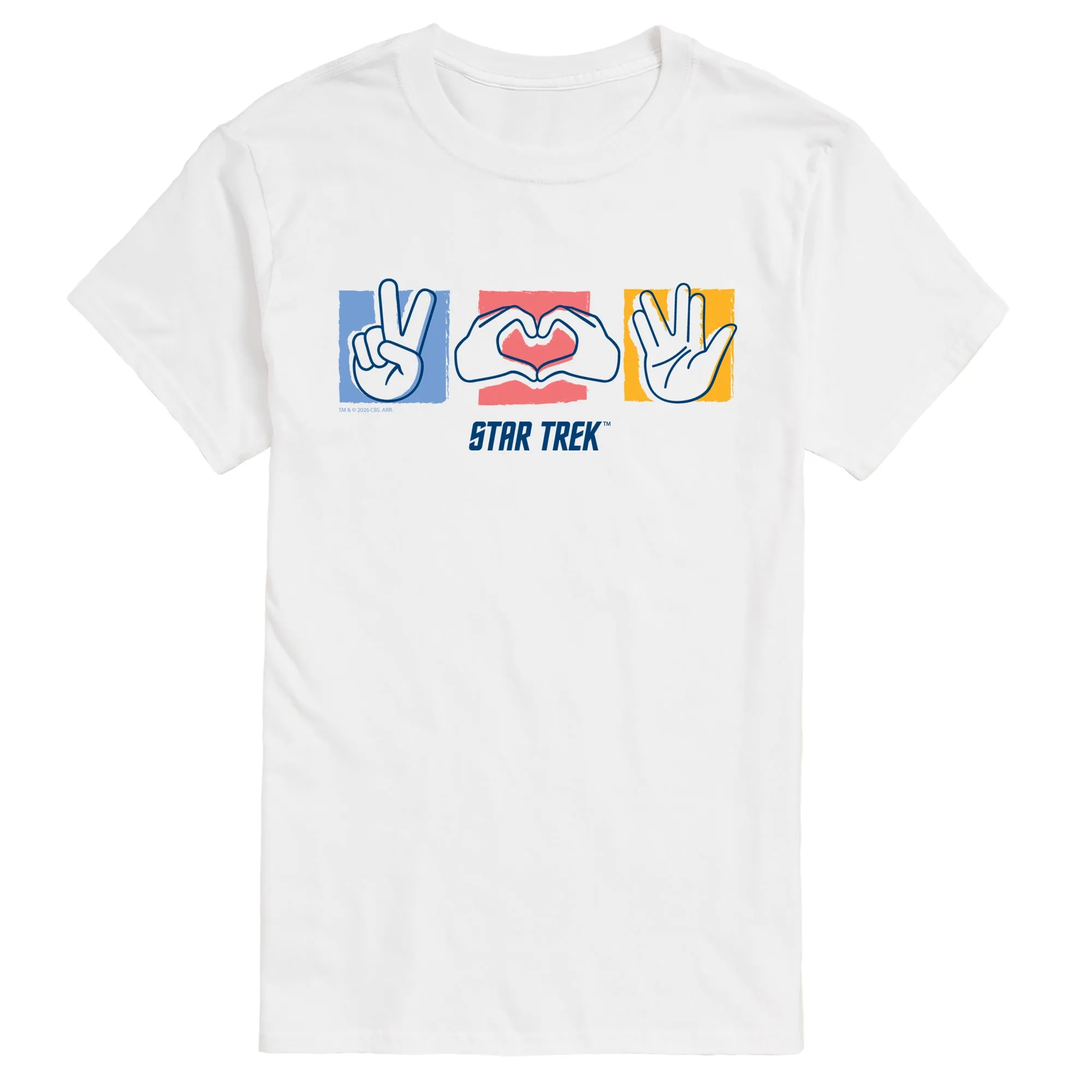 Star Trek - Hand Signs - Men's Short Sleeve Graphic T-Shirt sold by Zulily product image thumbnail 3
