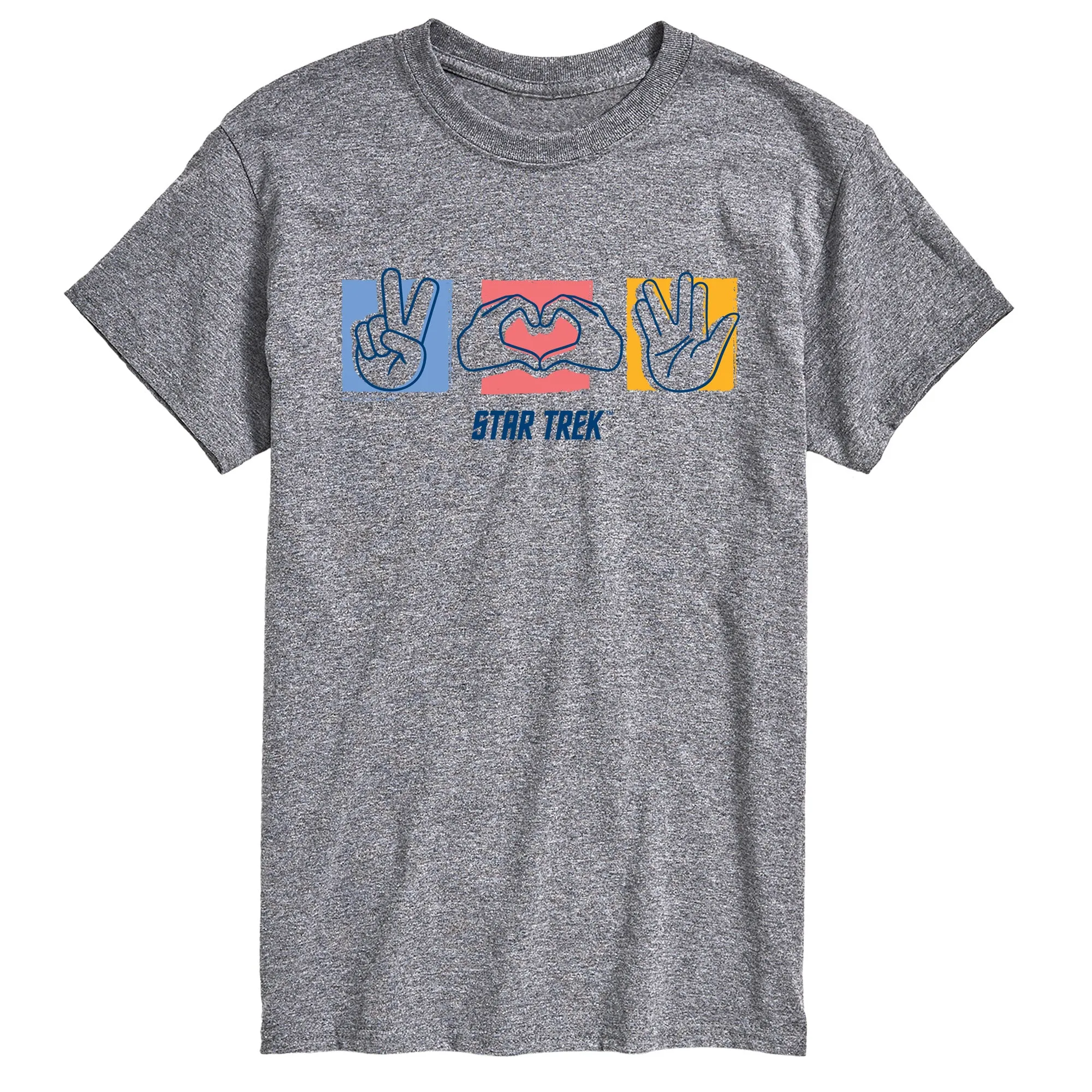 Star Trek - Hand Signs - Men's Short Sleeve Graphic T-Shirt sold by Zulily