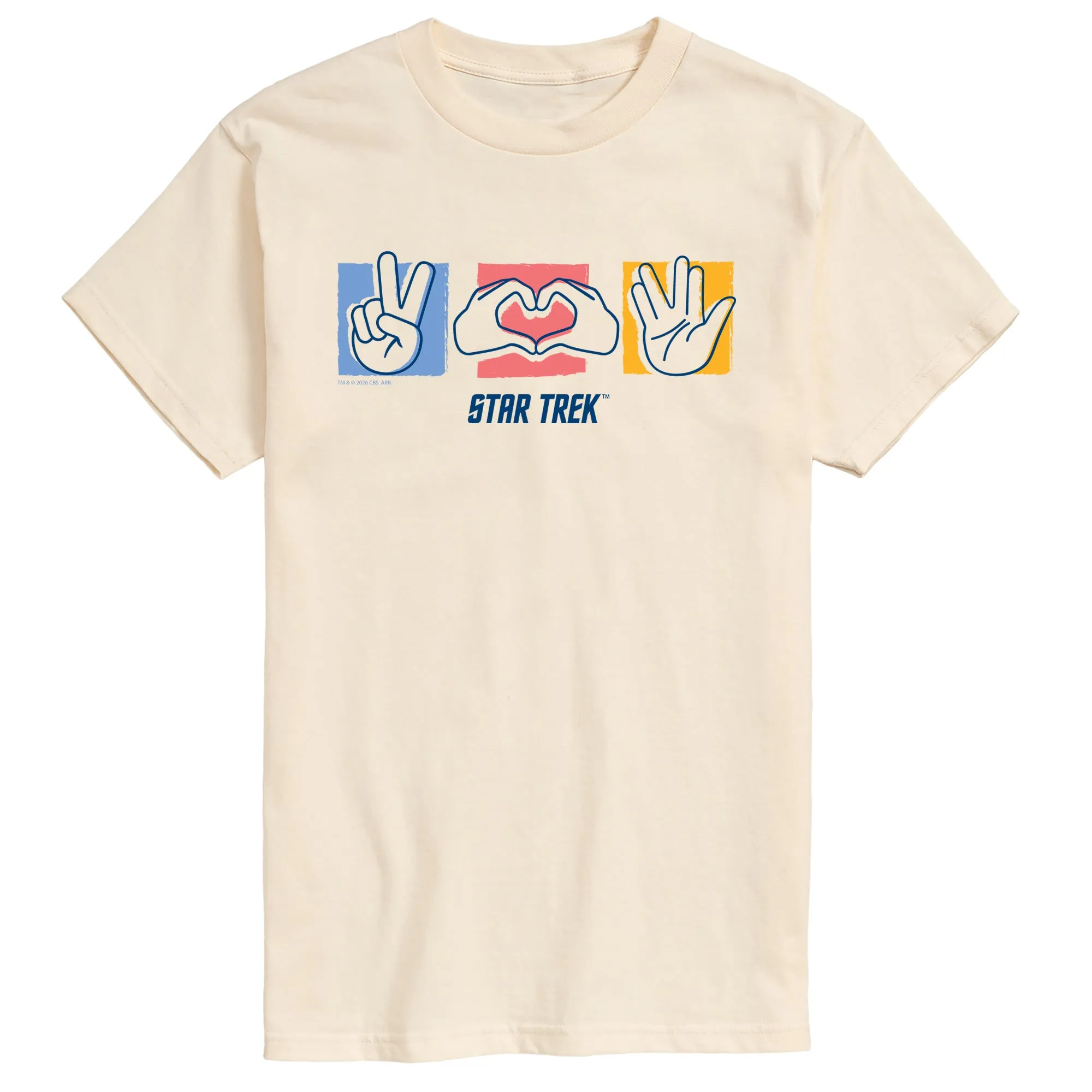 Star Trek - Hand Signs - Men's Short Sleeve Graphic T-Shirt sold by Zulily product image thumbnail 2