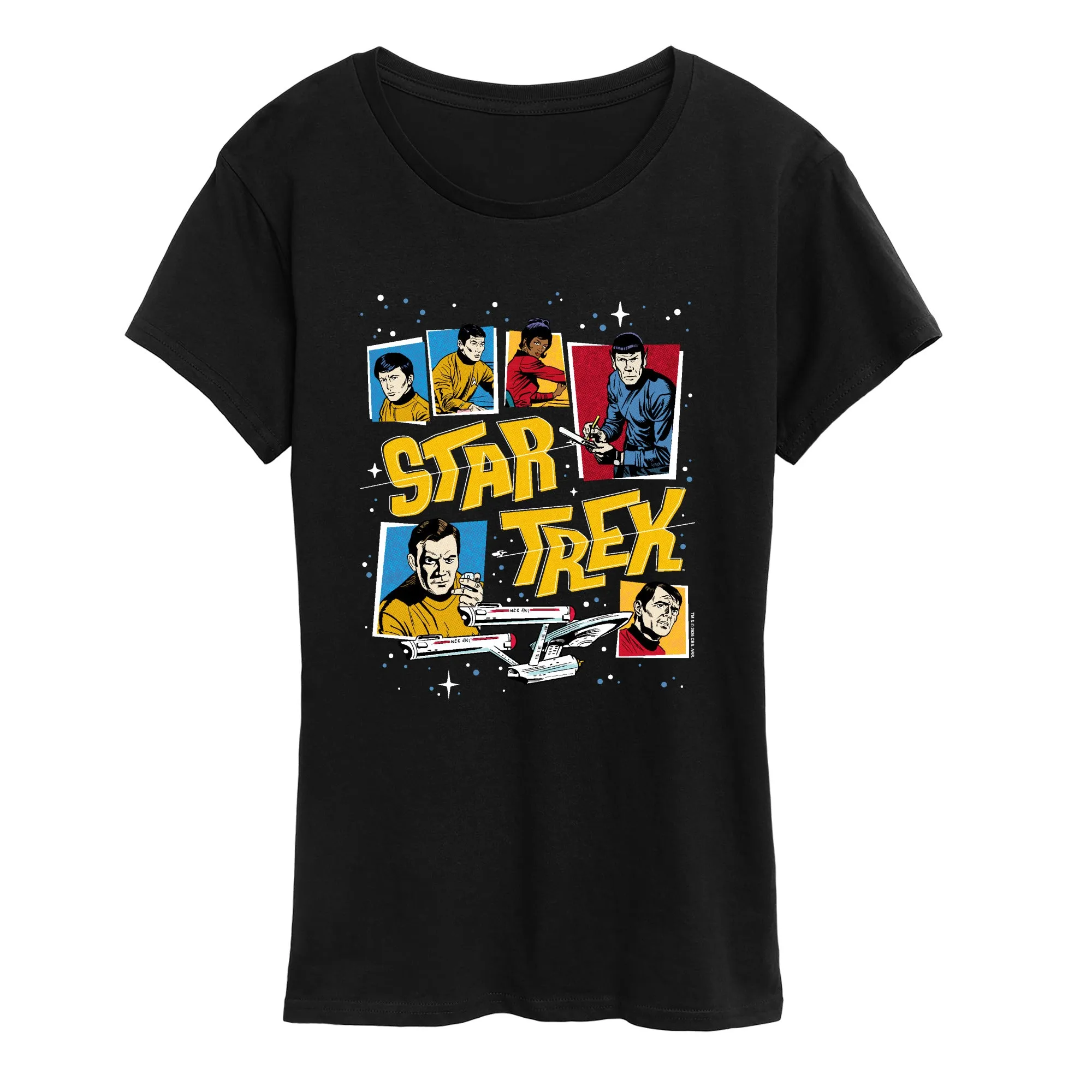Star Trek - Character Grid - Women's Short Sleeve Graphic T-Shirt sold by Zulily product image thumbnail 4