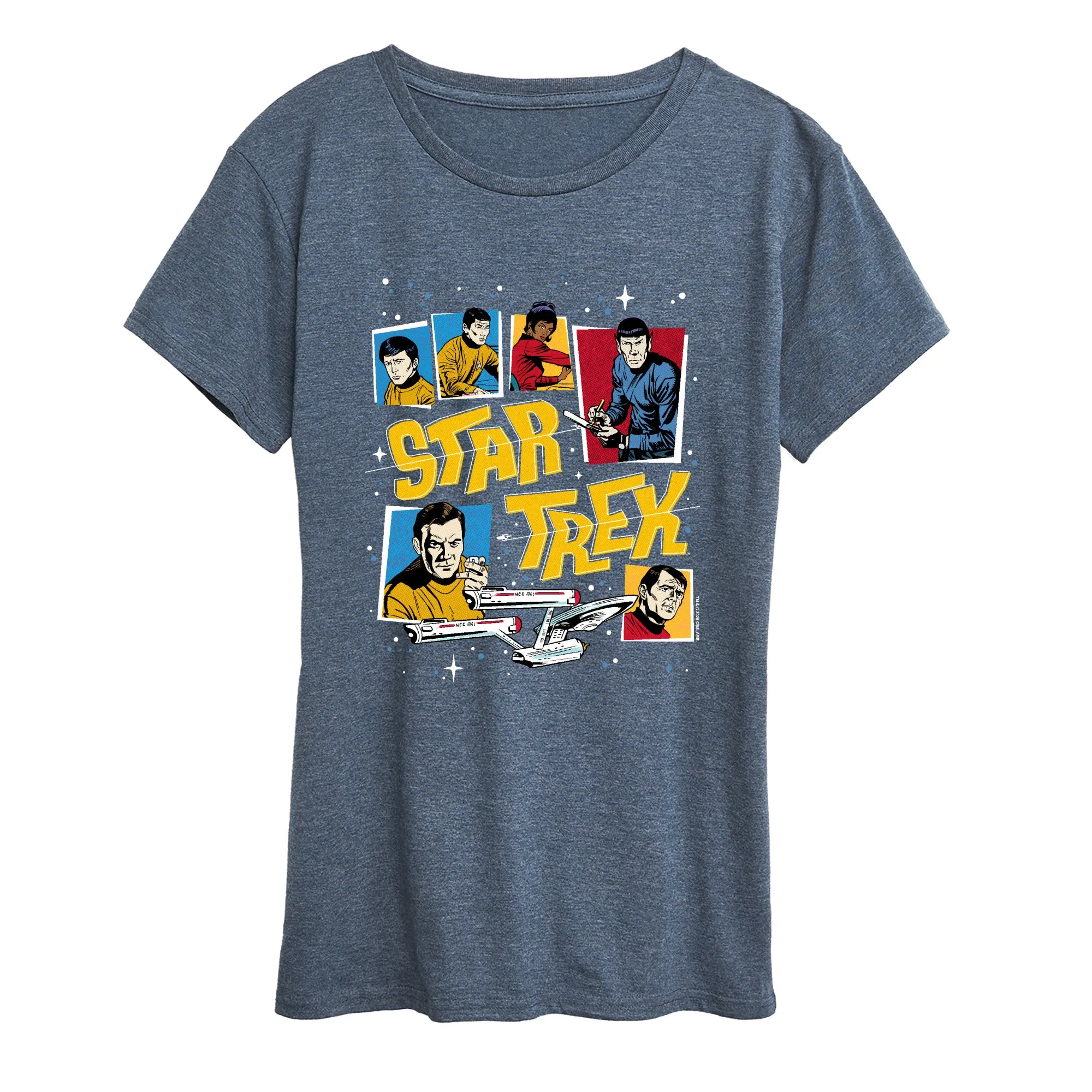 Star Trek - Character Grid - Women's Short Sleeve Graphic T-Shirt sold by Zulily product image thumbnail 5