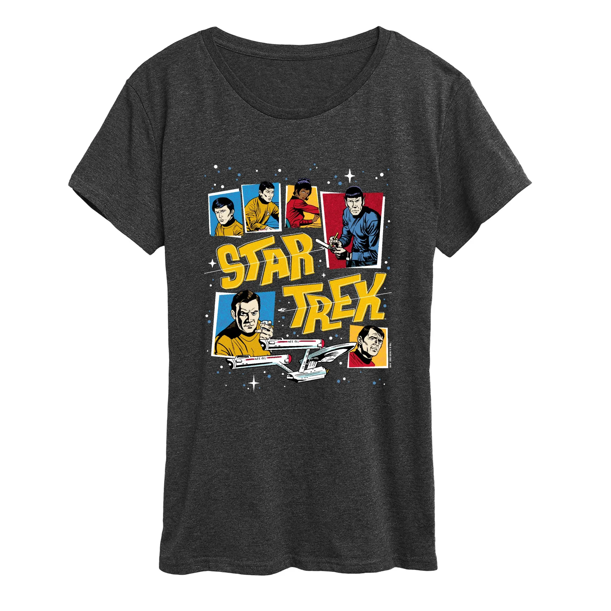 Star Trek - Character Grid - Women's Short Sleeve Graphic T-Shirt sold by Zulily product image thumbnail 2