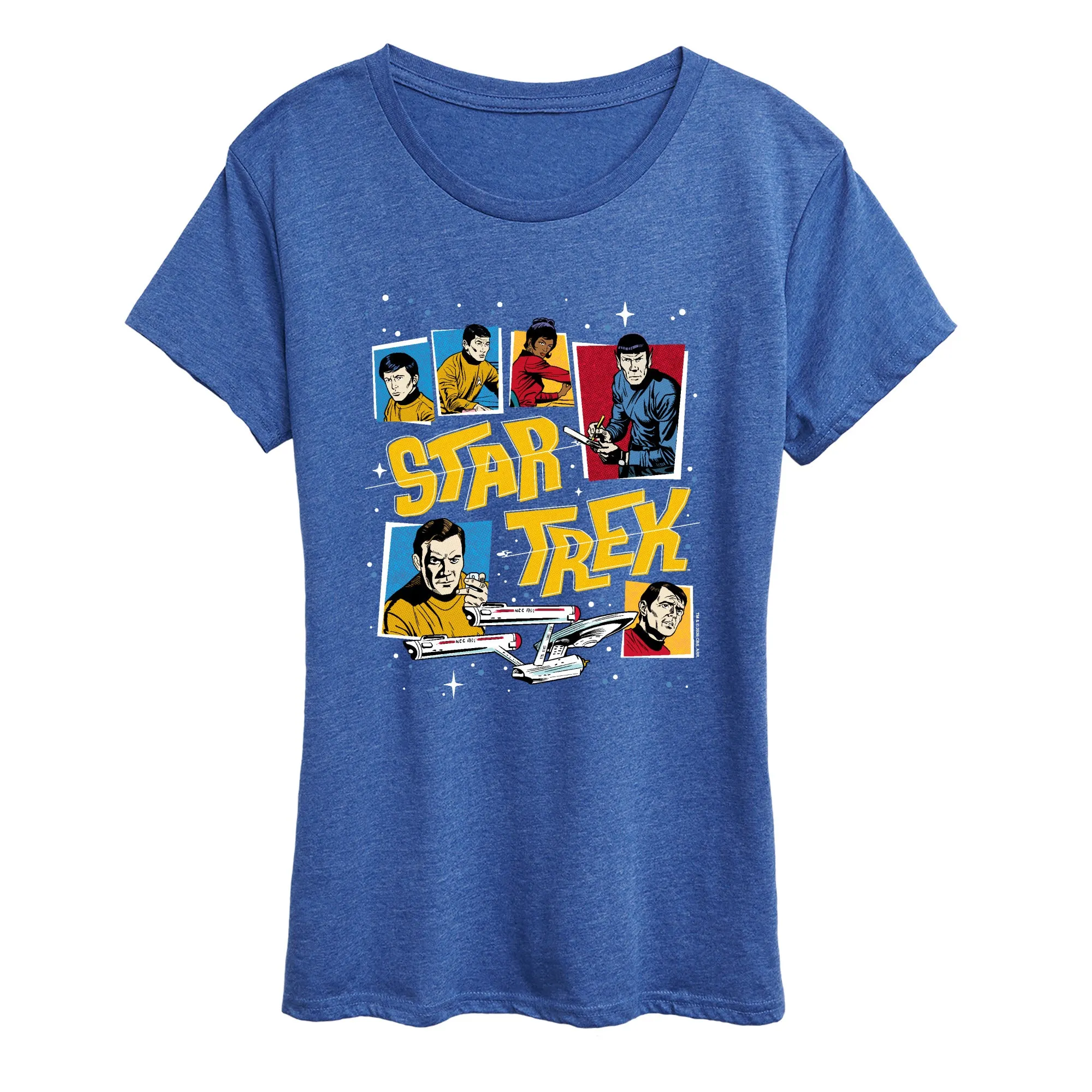 Star Trek - Character Grid - Women's Short Sleeve Graphic T-Shirt sold by Zulily product image thumbnail 3
