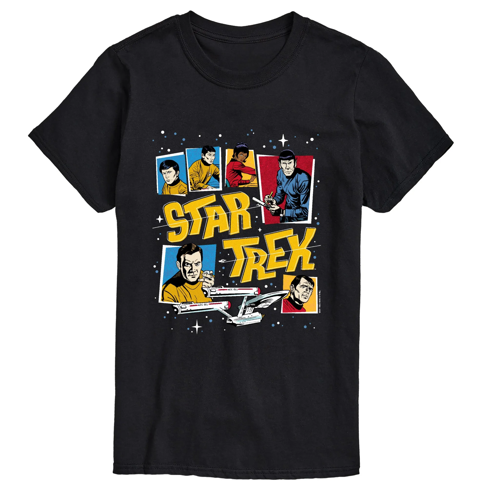 Star Trek - Character Grid - Men's Short Sleeve Graphic T-Shirt sold by Zulily