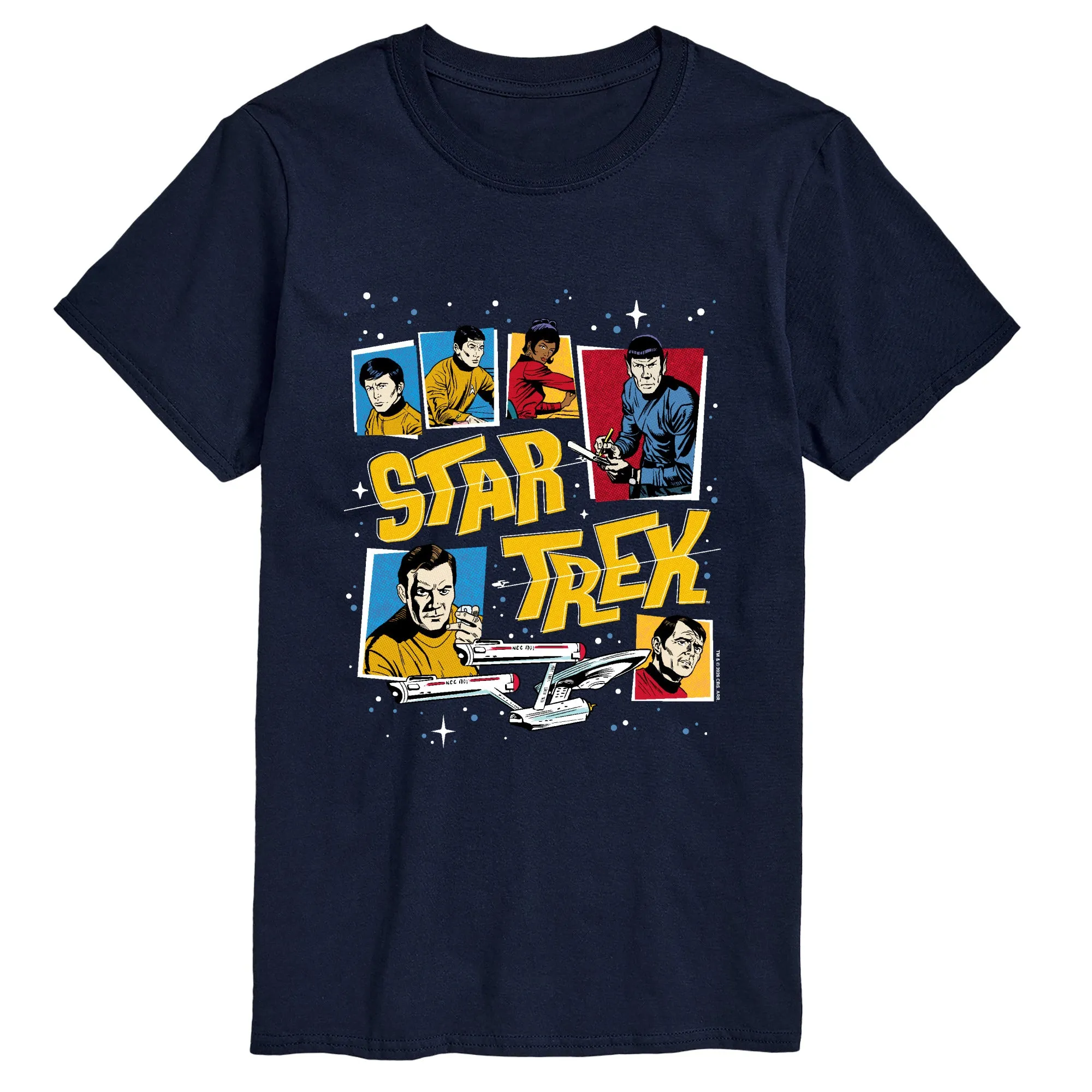 Star Trek - Character Grid - Men's Short Sleeve Graphic T-Shirt sold by Zulily product image thumbnail 3