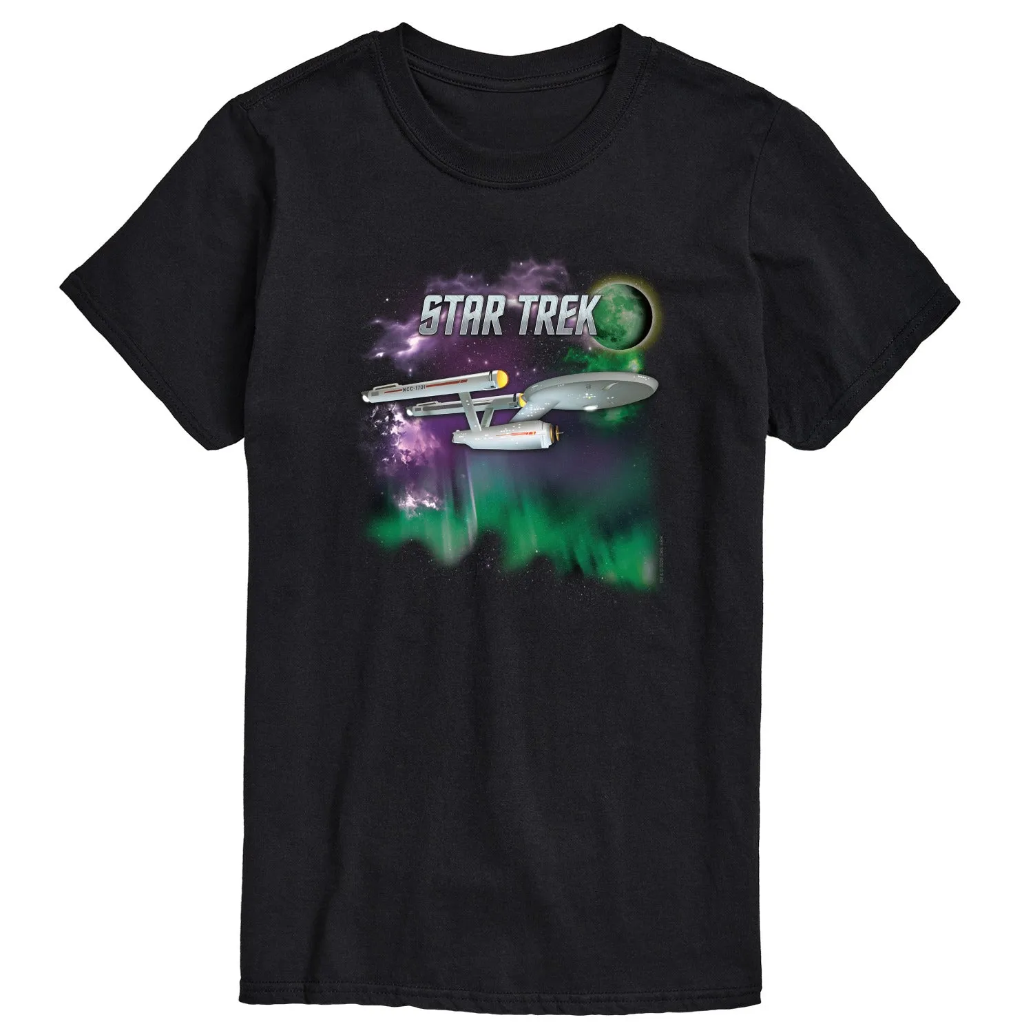 Star Trek - Enterprise Northern Lights - Men's Short Sleeve Graphic T-Shirt sold by Zulily