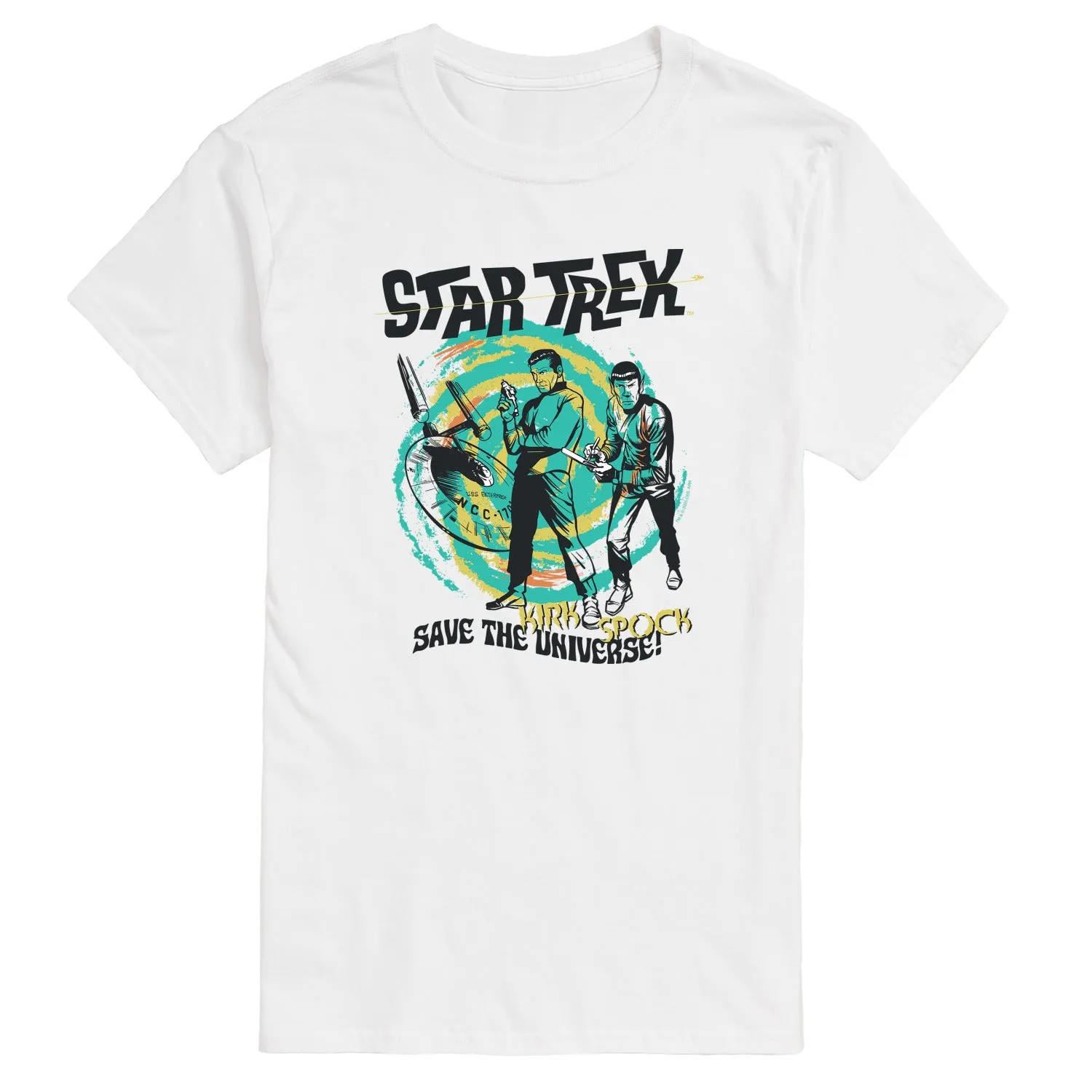 Star Trek - Save The Universe - Men's Short Sleeve Graphic T-Shirt sold by Zulily