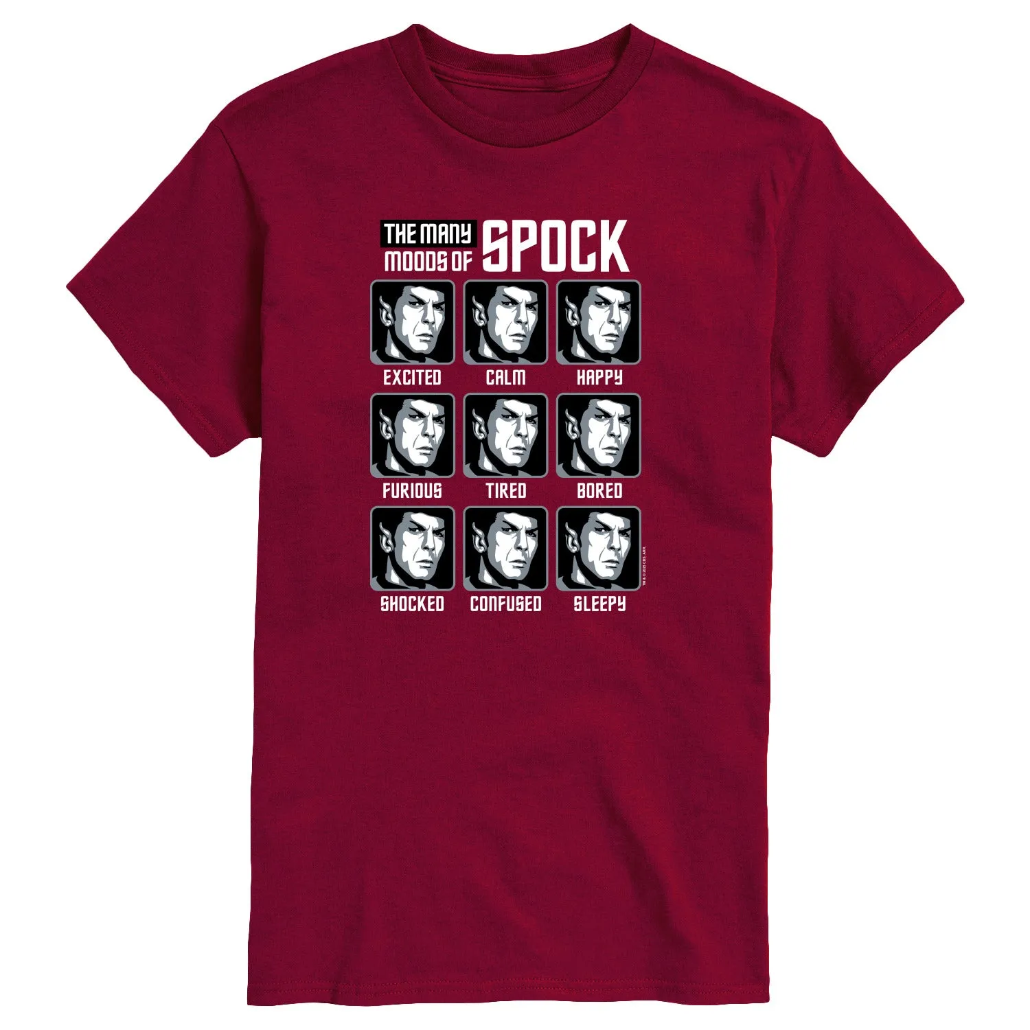 Star Trek - Spock Moods - Men's Short Sleeve Graphic T-Shirt sold by Zulily product image thumbnail 4