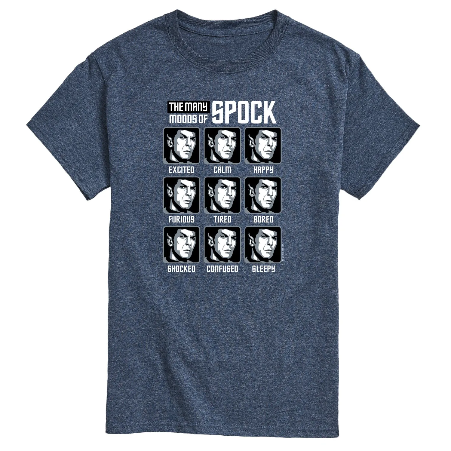 Star Trek - Spock Moods - Men's Short Sleeve Graphic T-Shirt sold by Zulily product image thumbnail 5
