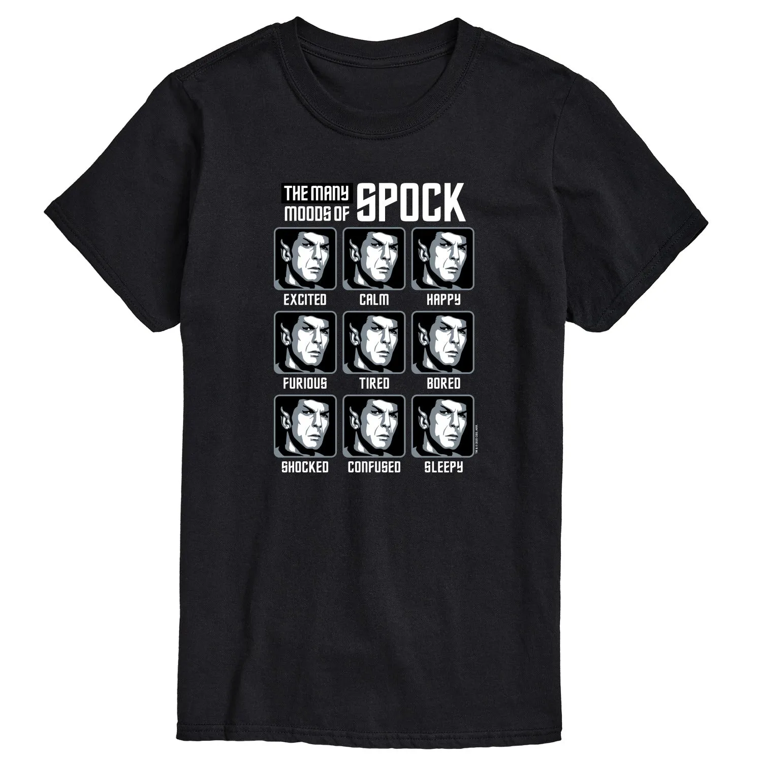 Star Trek - Spock Moods - Men's Short Sleeve Graphic T-Shirt sold by Zulily product image thumbnail 2