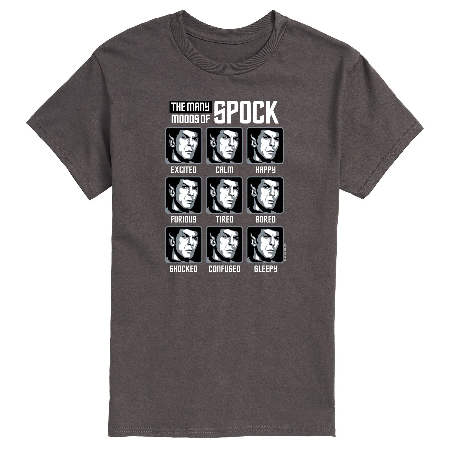 Star Trek - Spock Moods - Men's Short Sleeve Graphic T-Shirt sold by Zulily product image thumbnail 3