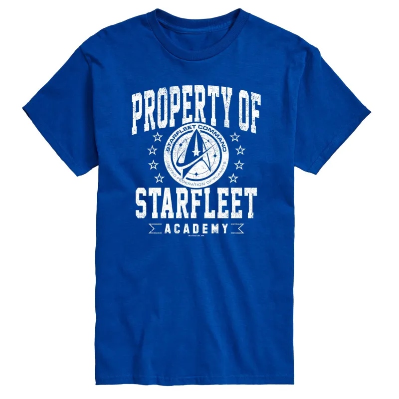 Star Trek - Property of Starfleet - Men's Short Sleeve Graphic T-shirt made by Zulily