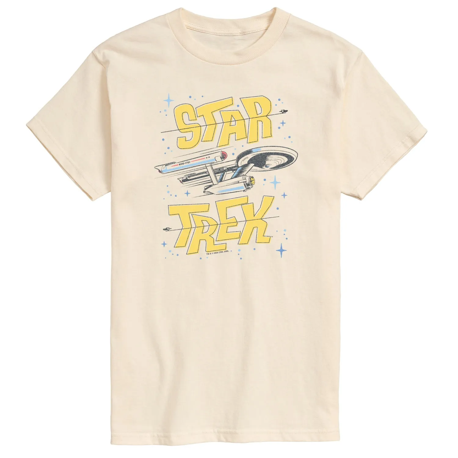 Star Trek - Ship and Stars - Men's Short Sleeve Graphic T-Shirt sold by Zulily product image thumbnail 2