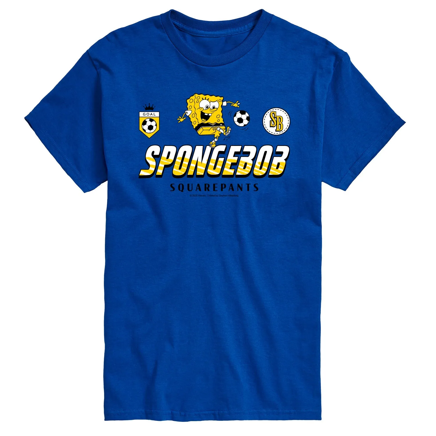 SpongeBob SquarePants - SpongeBob Soccer Jersey - Men's Short Sleeve Graphic T-Shirt sold by Zulily product image thumbnail 3