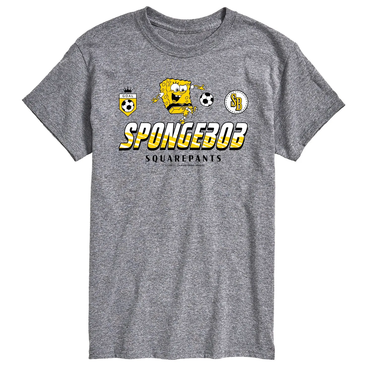 SpongeBob SquarePants - SpongeBob Soccer Jersey - Men's Short Sleeve Graphic T-Shirt sold by Zulily product image thumbnail 4