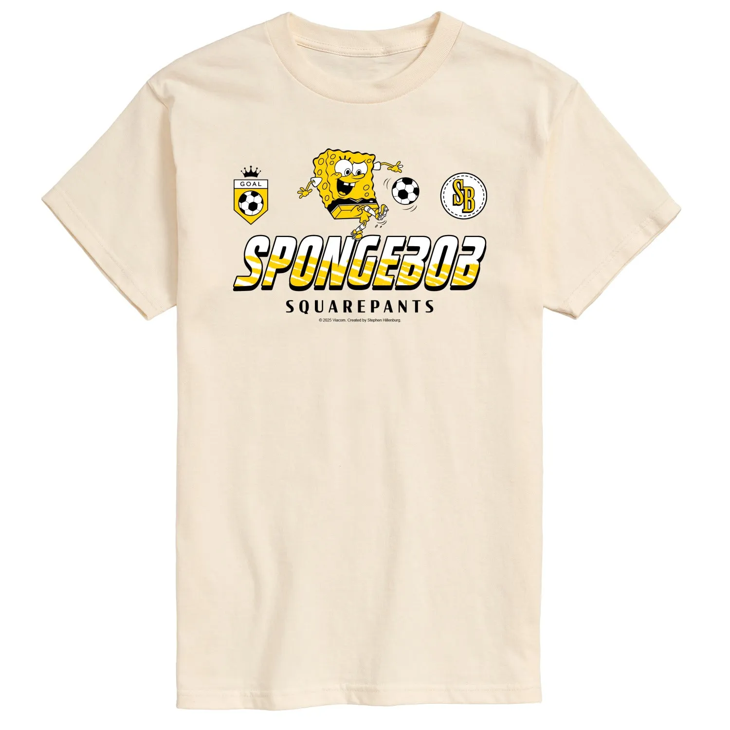 SpongeBob SquarePants - SpongeBob Soccer Jersey - Men's Short Sleeve Graphic T-Shirt sold by Zulily product image thumbnail 5