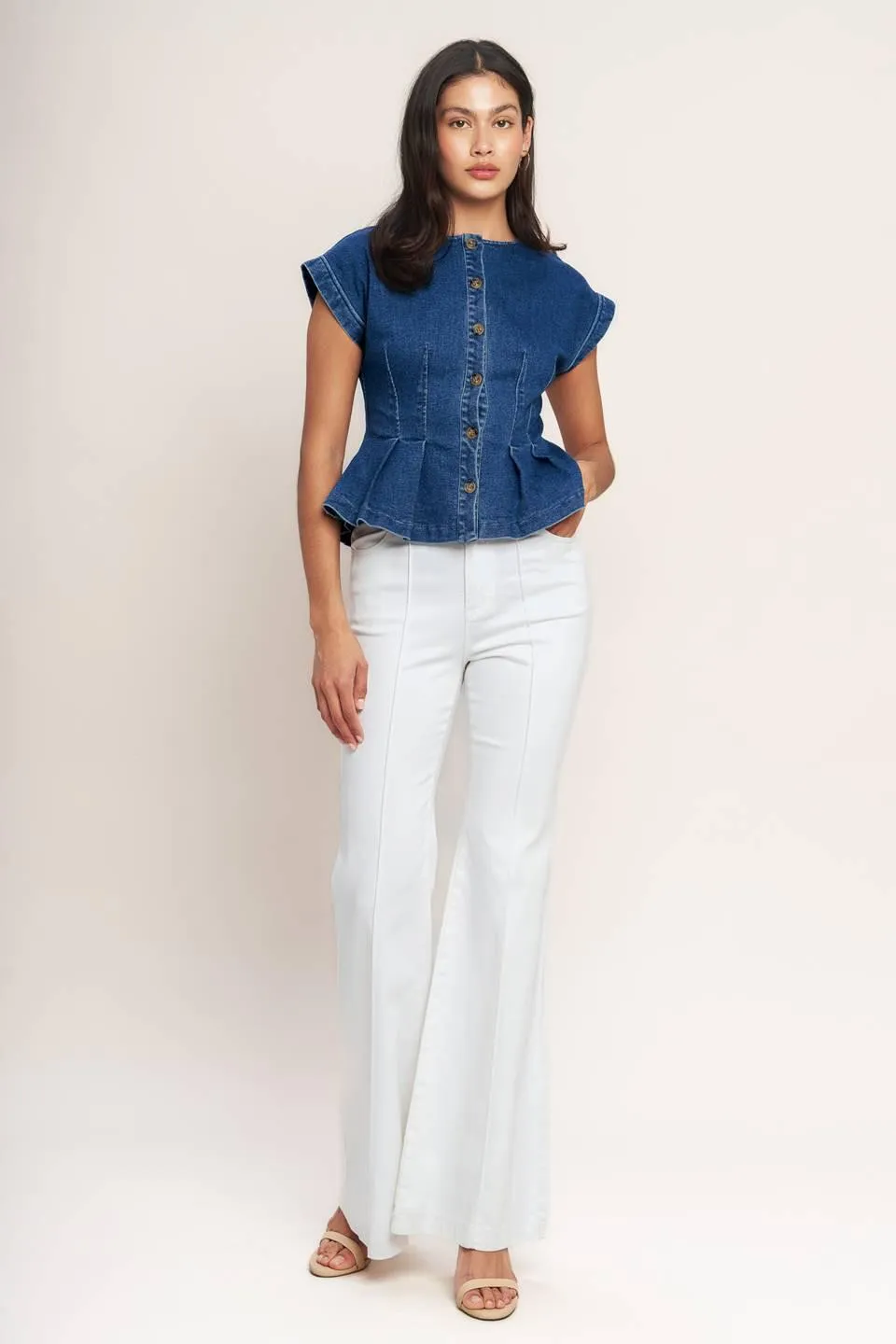 The One You Keep Denim Top sold by Zulily product image thumbnail 3