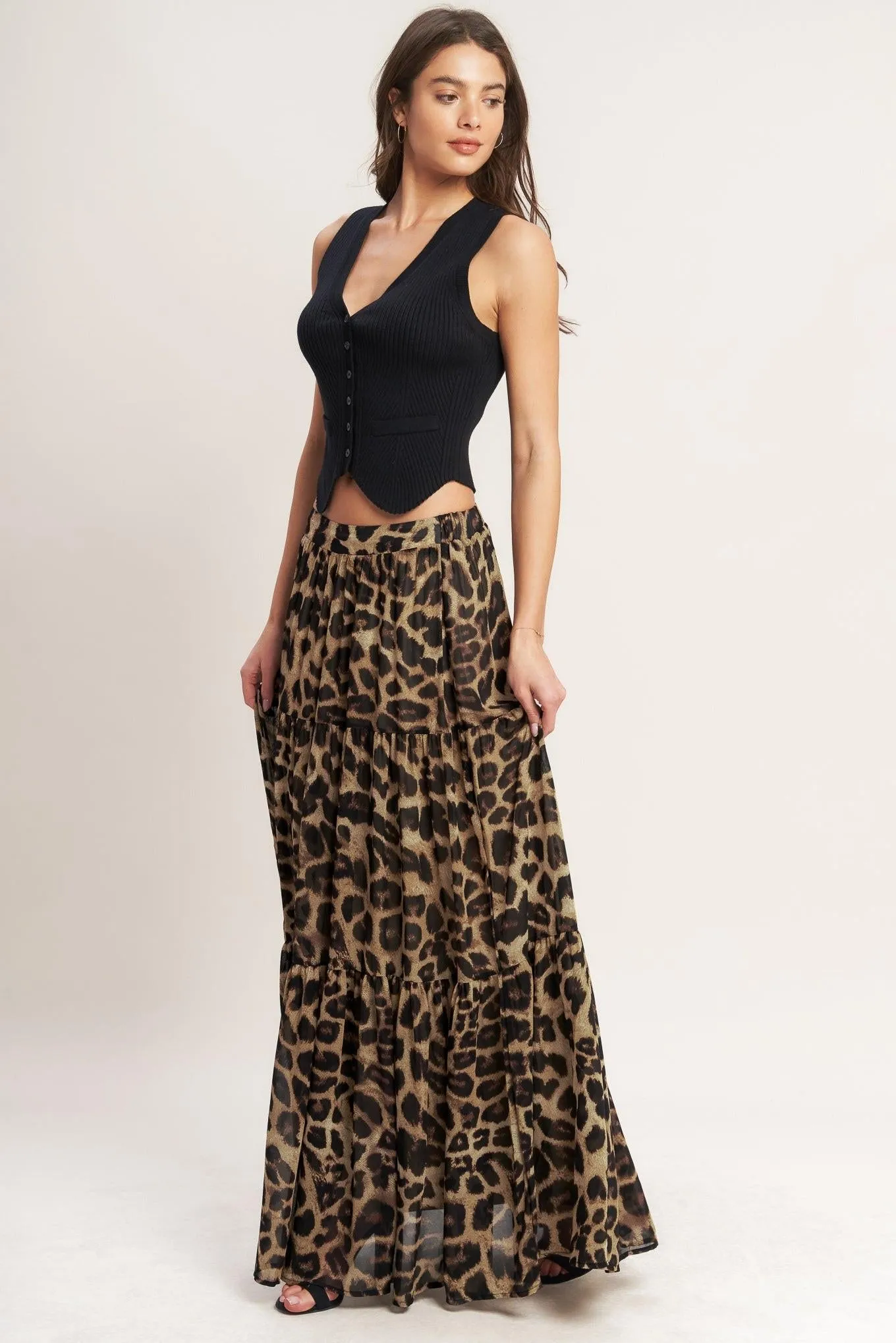 Seasonless Styling Woven Maxi Skirt sold by Zulily product image thumbnail 4